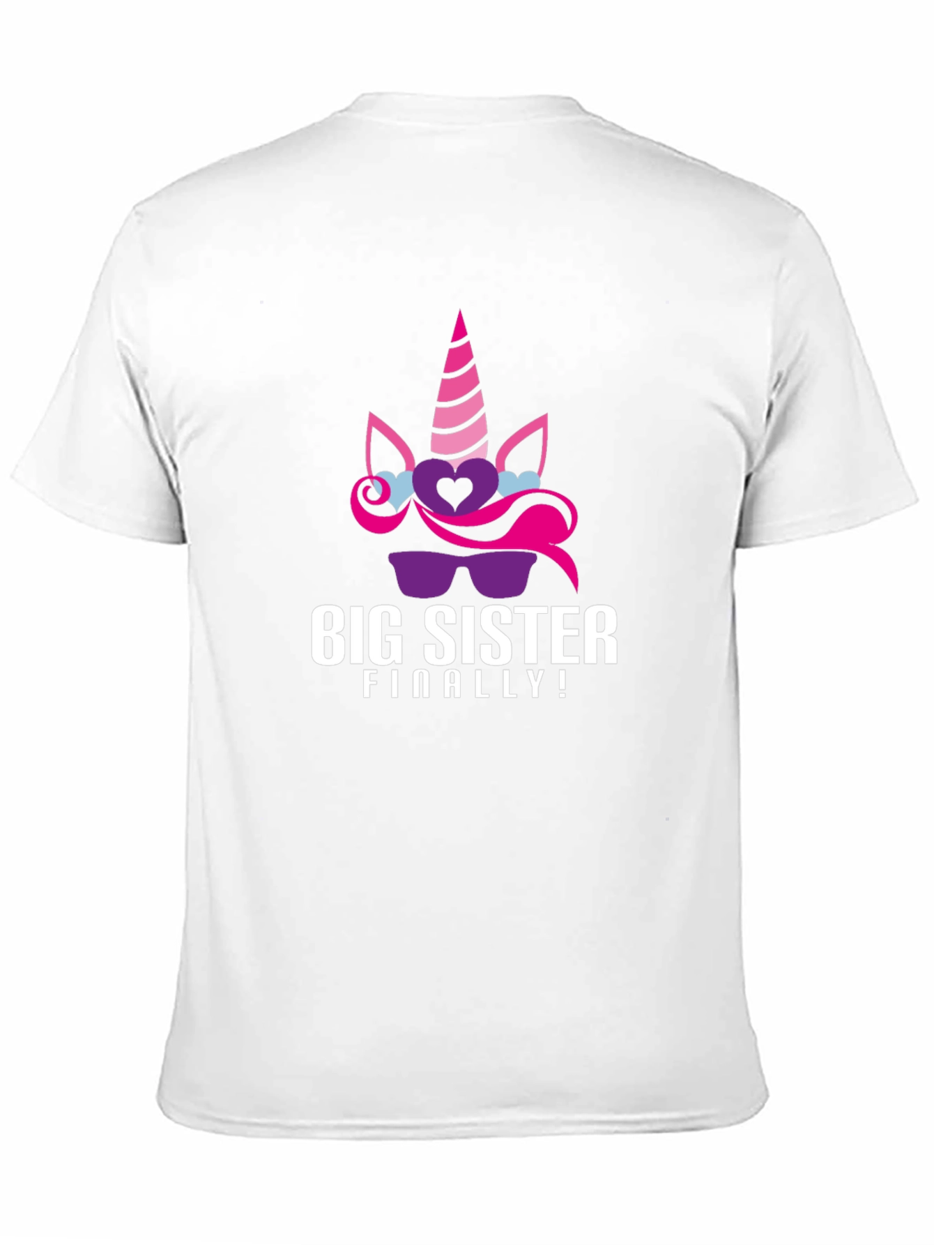 Big Sister Finally! Unicorn Graphic Tee