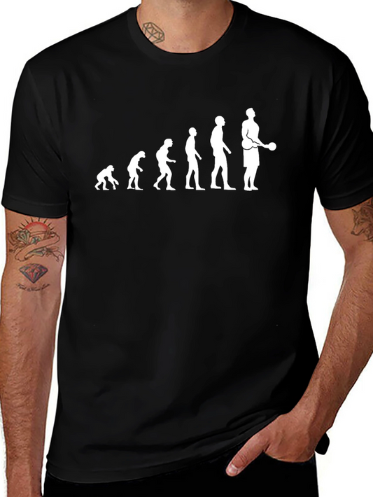 Evolution of Bowling Funny Graphic T-Shirt