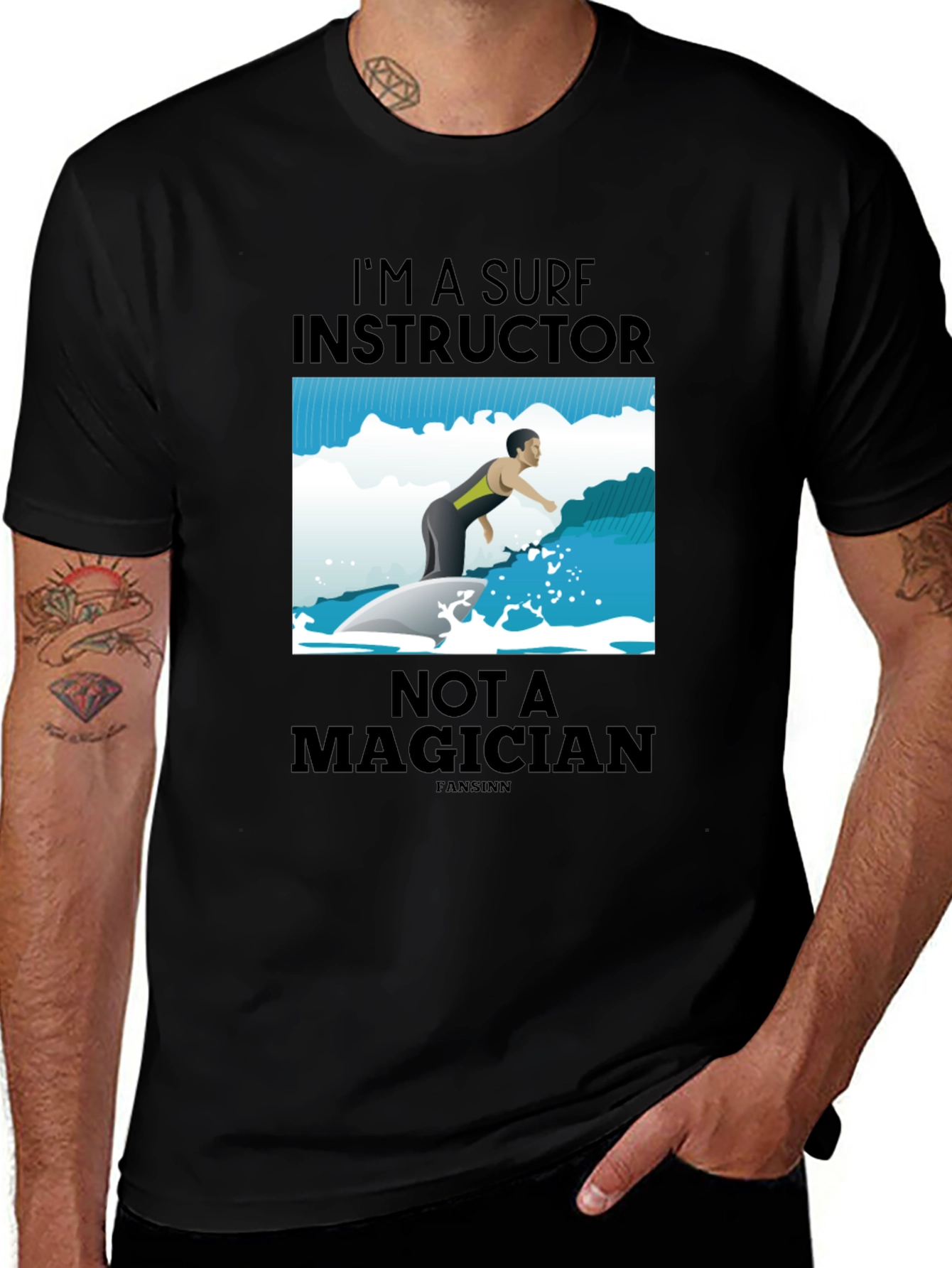 Surf Instructor Graphic Tee - Not A Magician