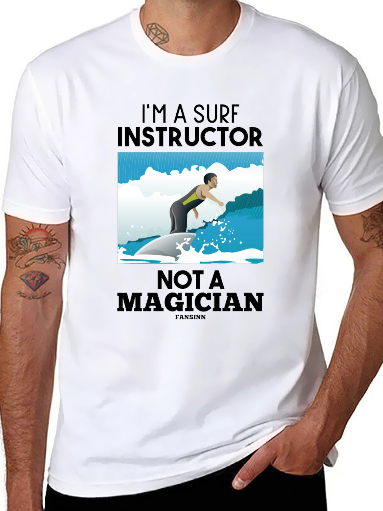 Surf Instructor Graphic Tee - Not A Magician