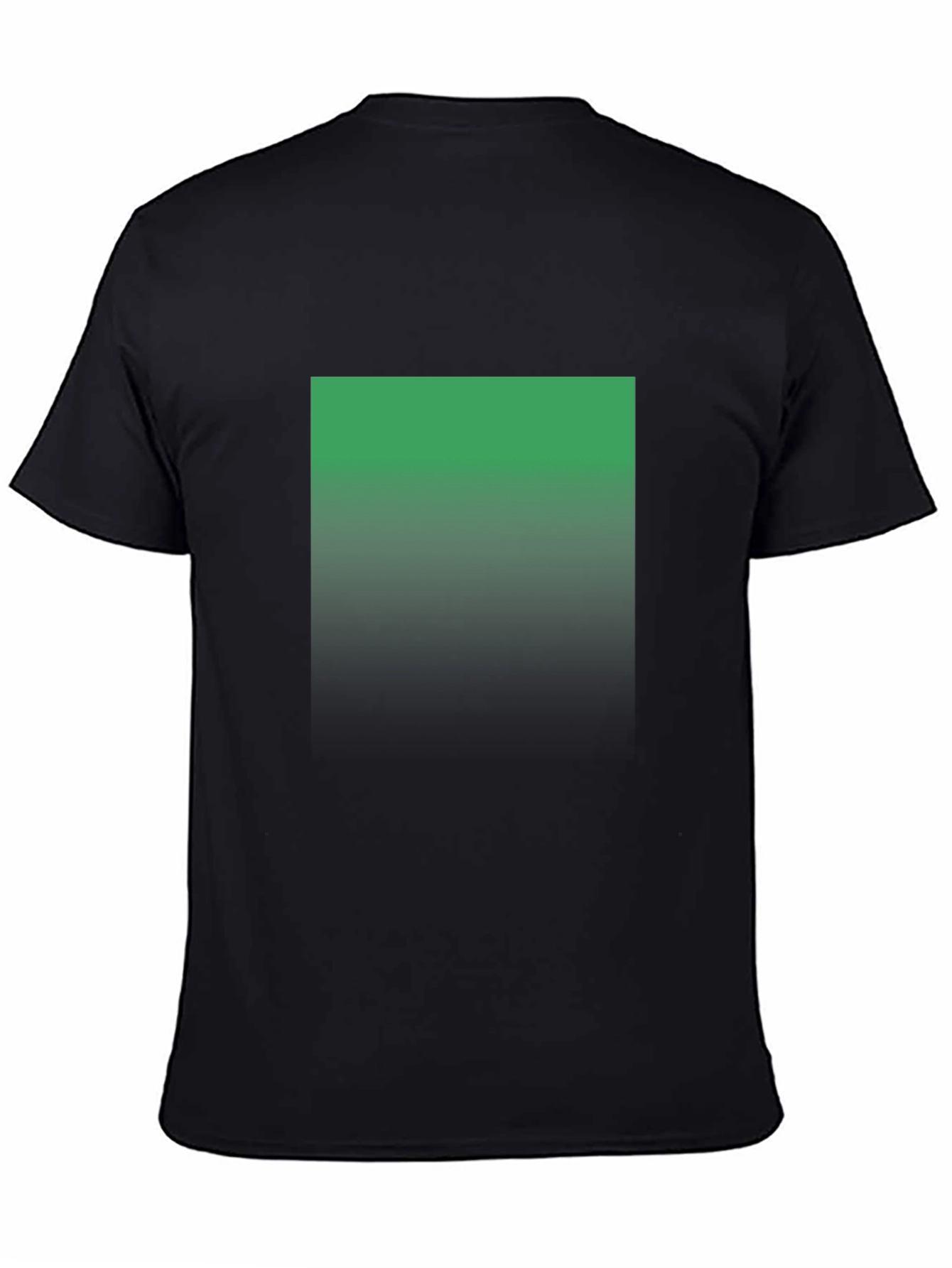 Emerald Fade Mens Black T-Shirt - Modern Style