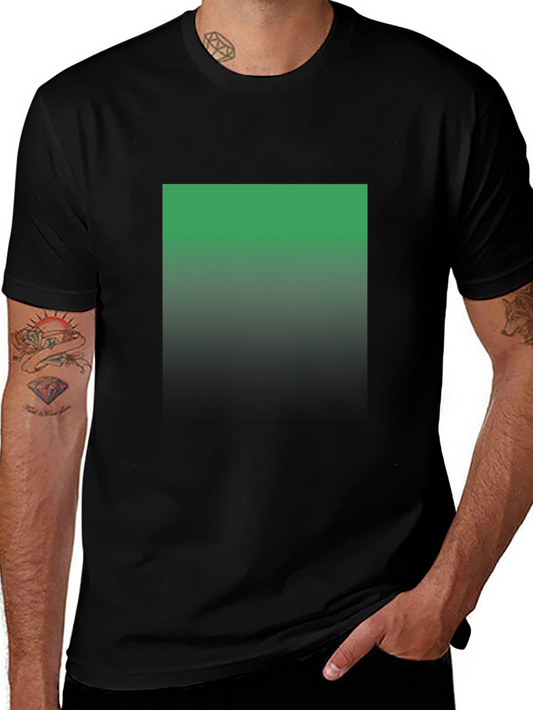 Emerald Fade Mens Black T-Shirt - Modern Style