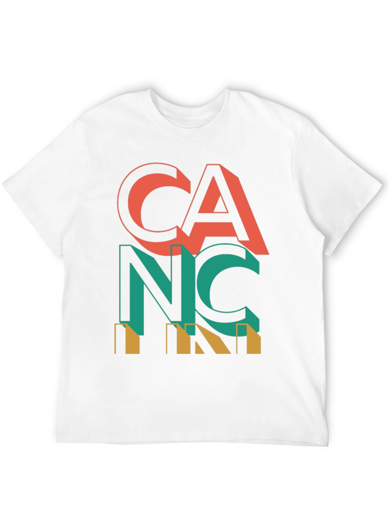 Retro Cancun Graphic T-Shirt - Black