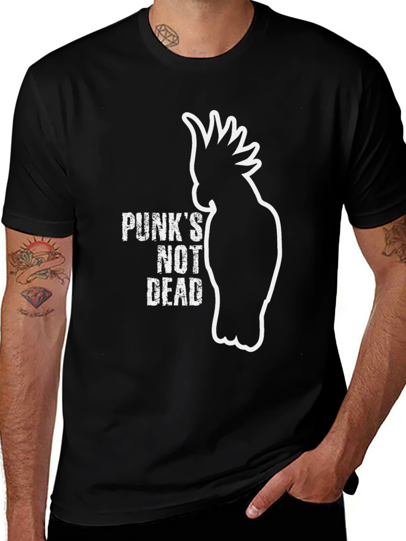 Punks Not Dead Cockatoo T-Shirt