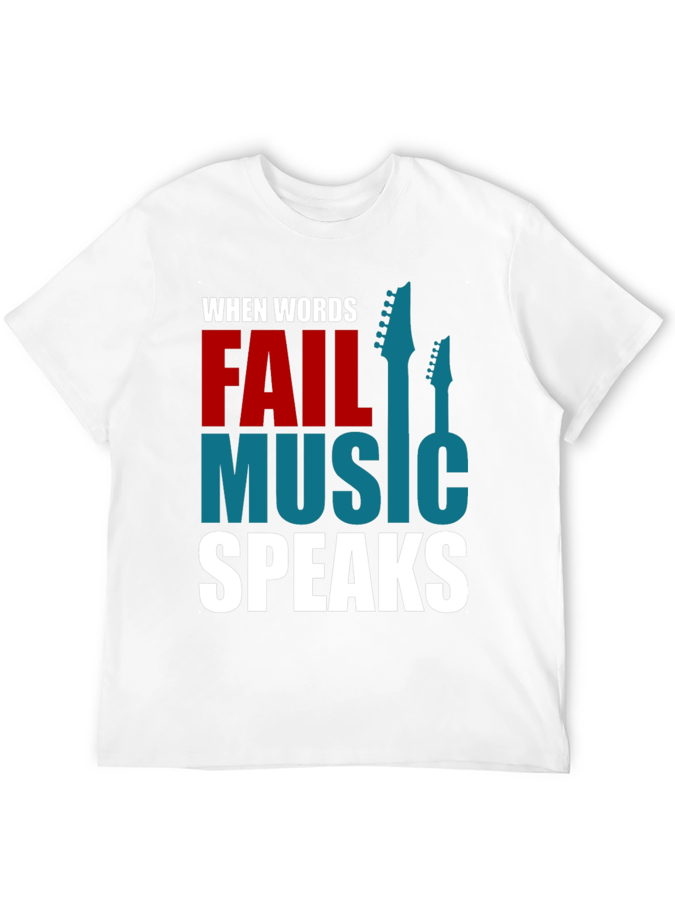 Music Speaks Graphic T-Shirt - Black