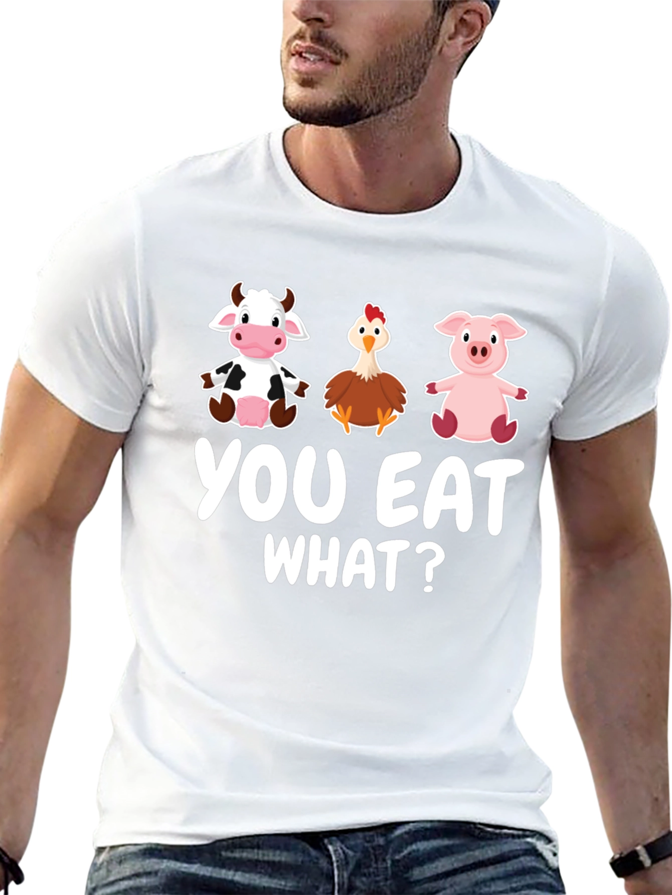 Funny Vegan You Eat What? T-Shirt