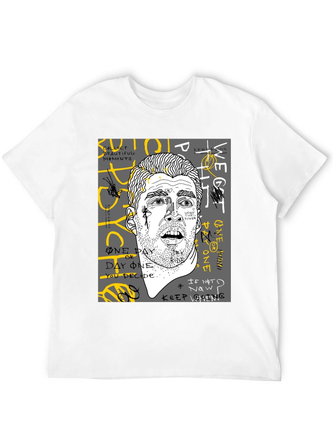 Graphic Print Mens T-Shirt - Unique Streetwear Style