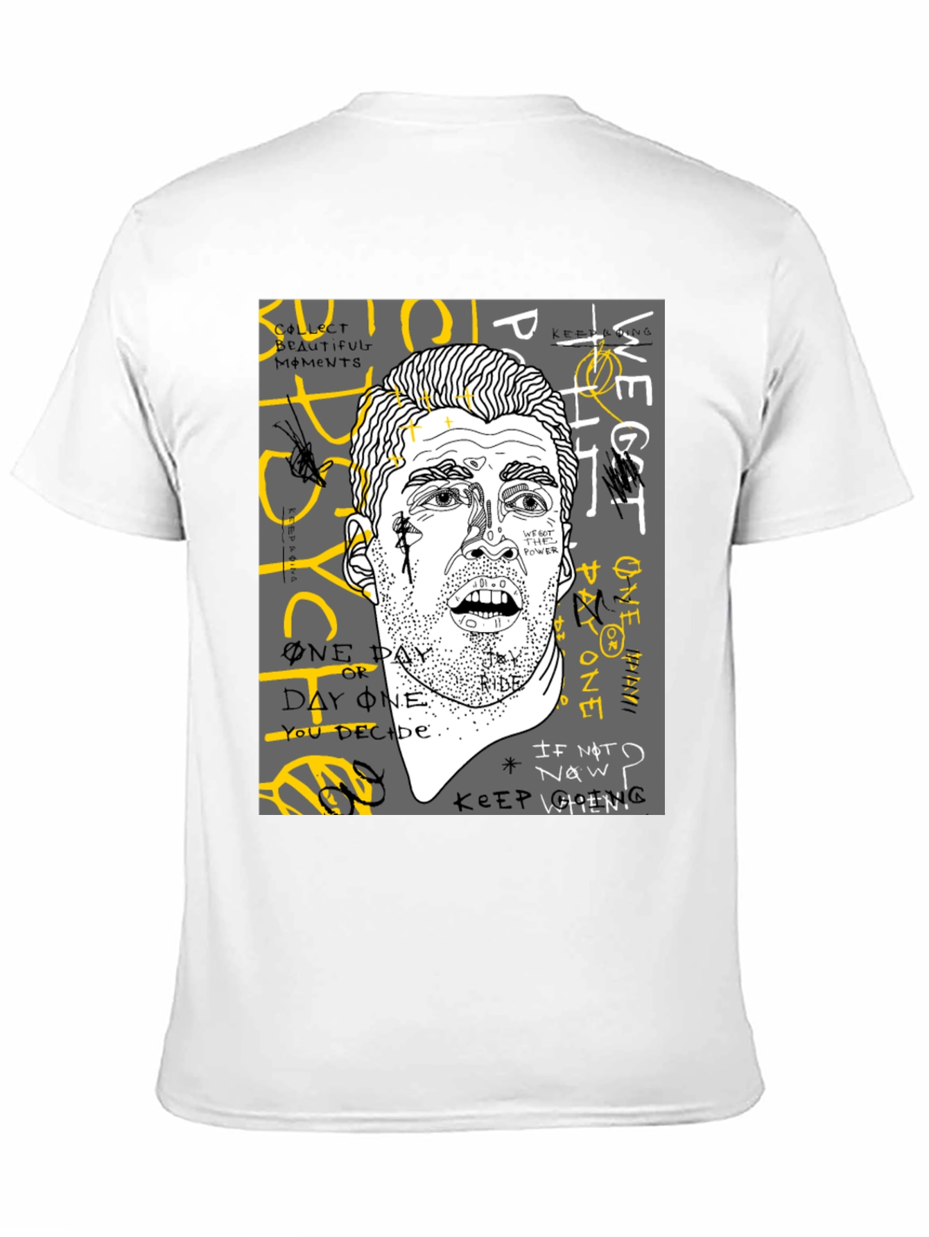 Graphic Print Mens T-Shirt - Unique Streetwear Style
