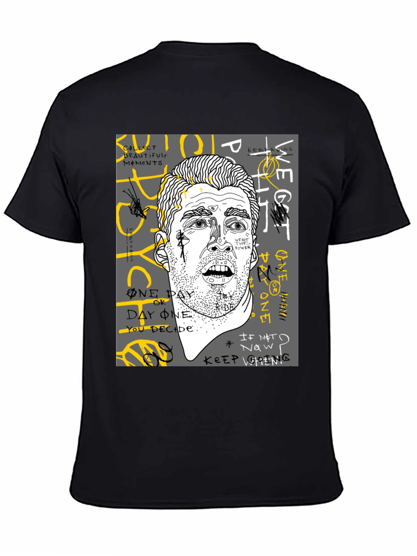 Graphic Print Mens T-Shirt - Unique Streetwear Style