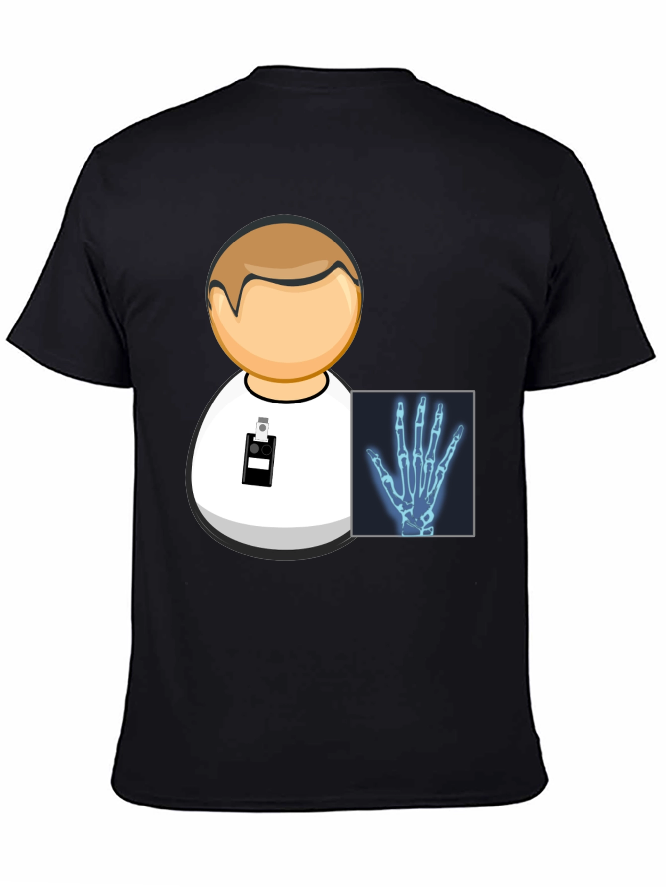 Radiology Icon Black T-Shirt