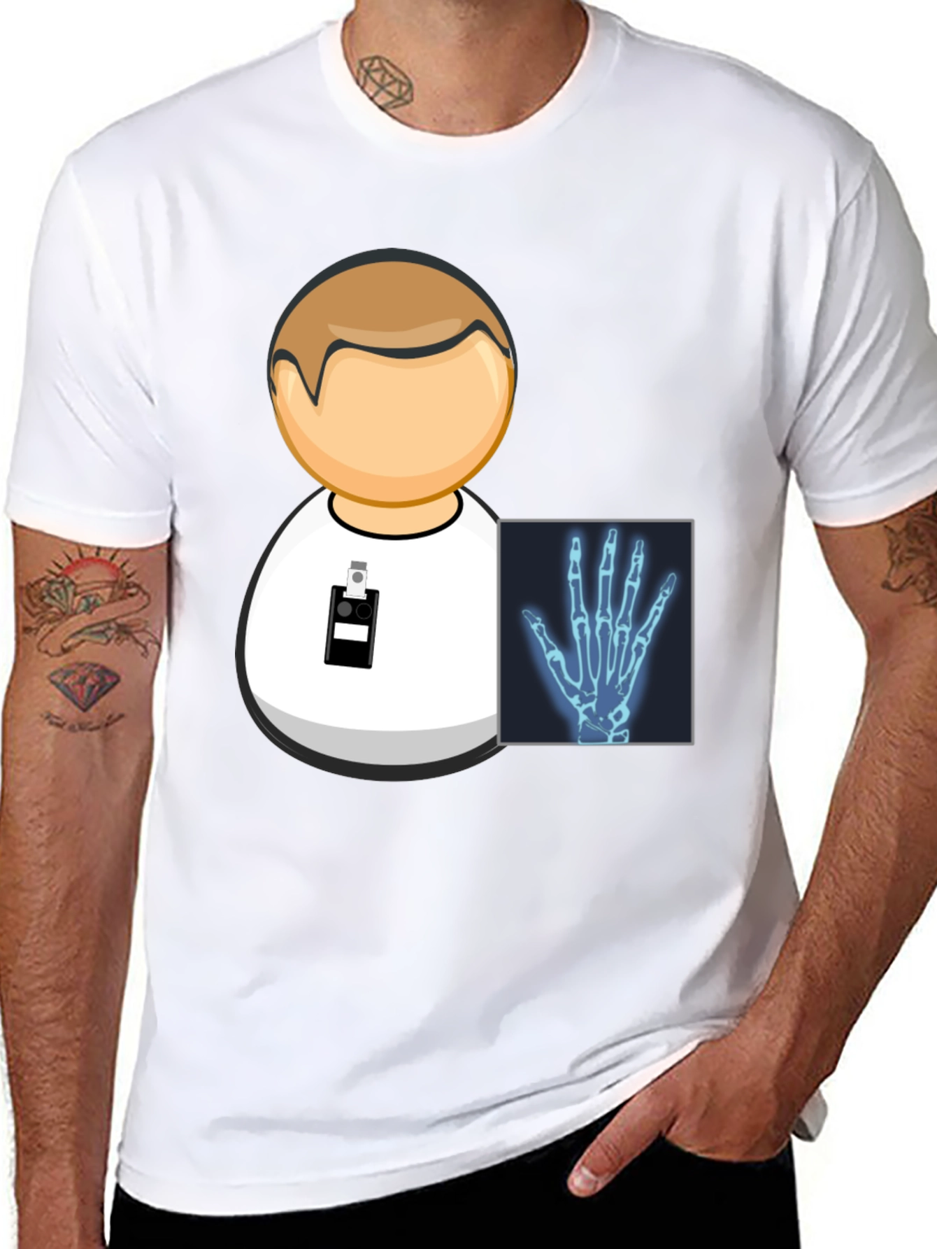 Radiology Icon Black T-Shirt