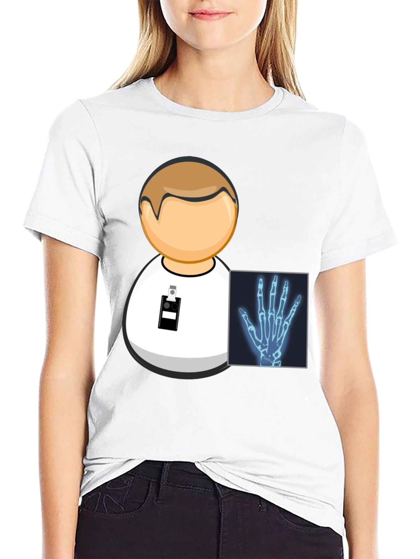 Radiology Icon Black T-Shirt