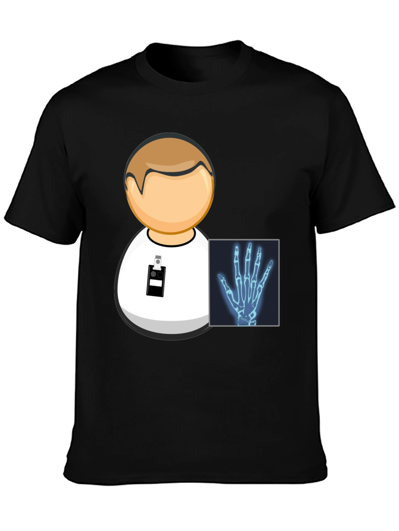 Radiology Icon Black T-Shirt