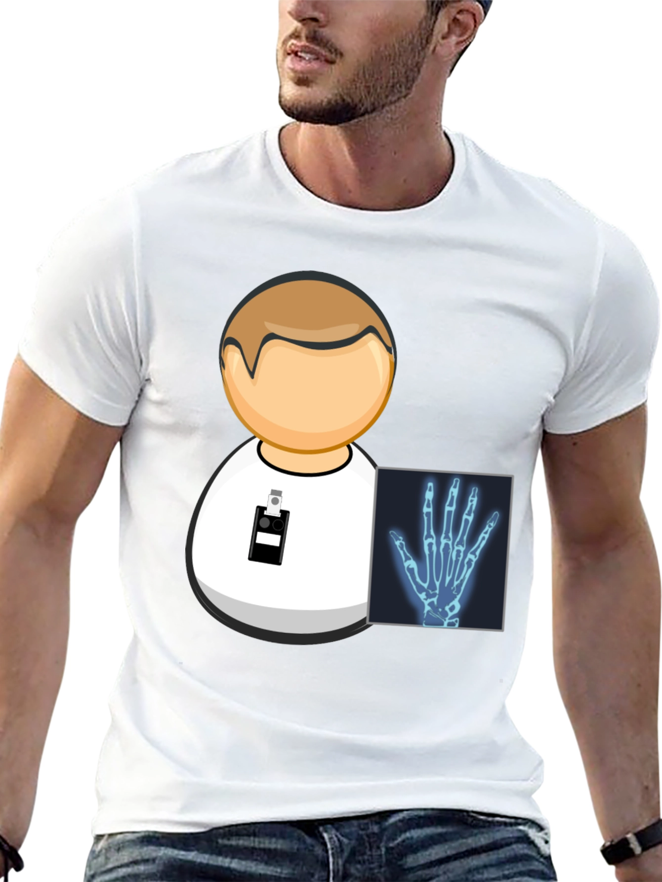 Radiology Icon Black T-Shirt