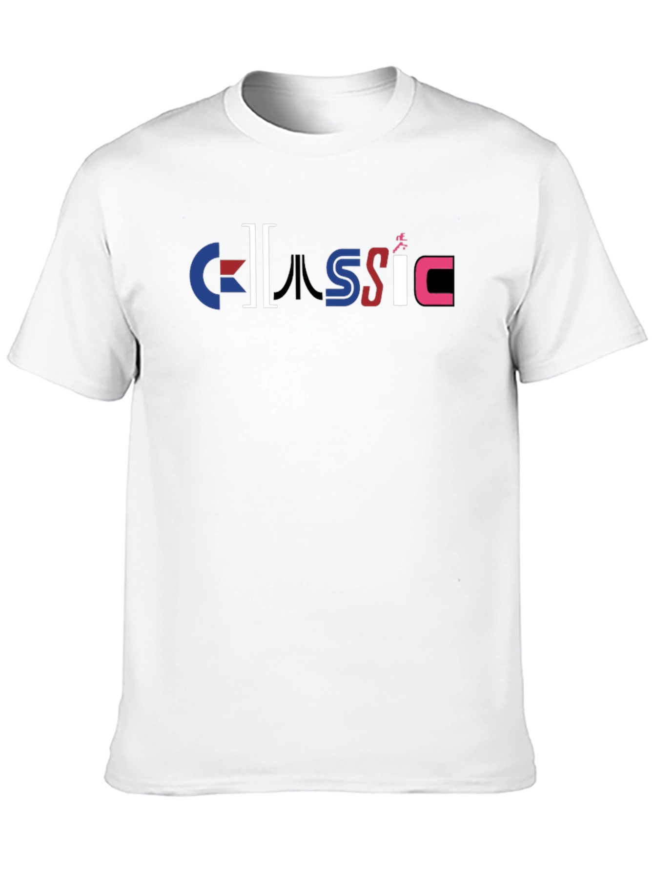 Classic Graphic Print Black T-Shirt