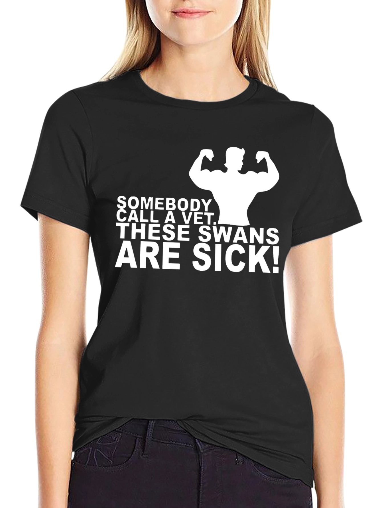 Funny These Swans Are Sick! T-Shirt