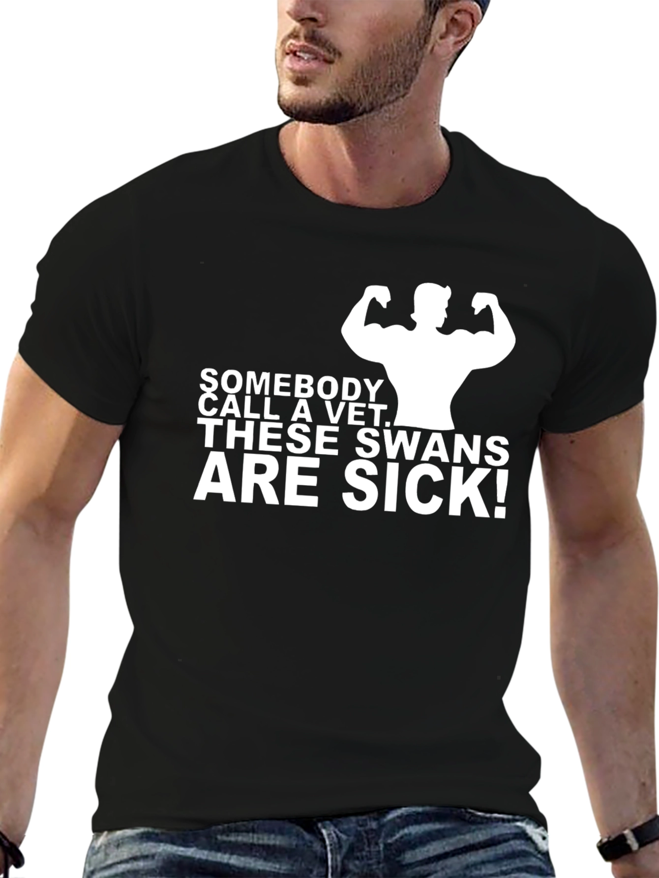 Funny These Swans Are Sick! T-Shirt