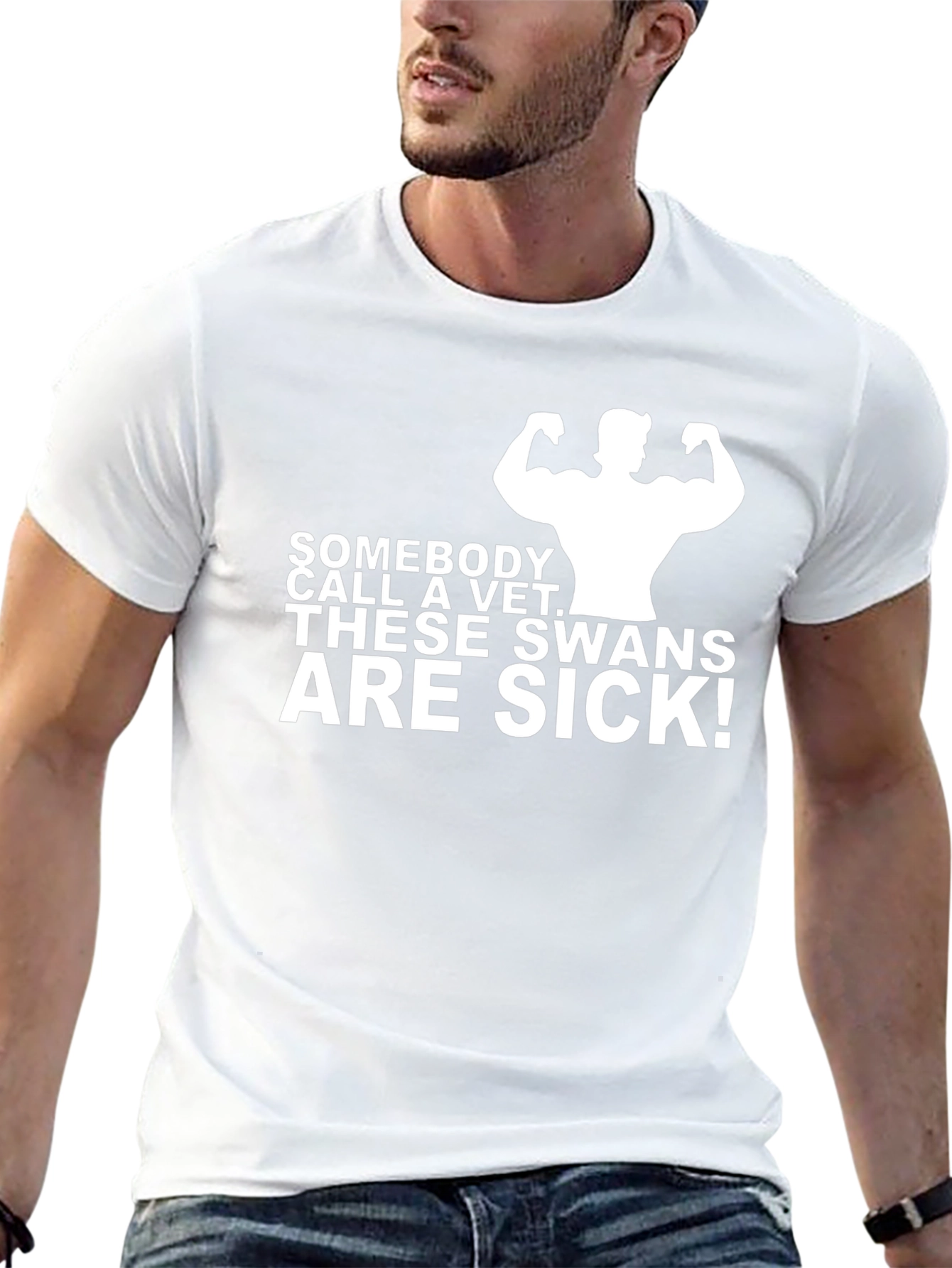 Funny These Swans Are Sick! T-Shirt