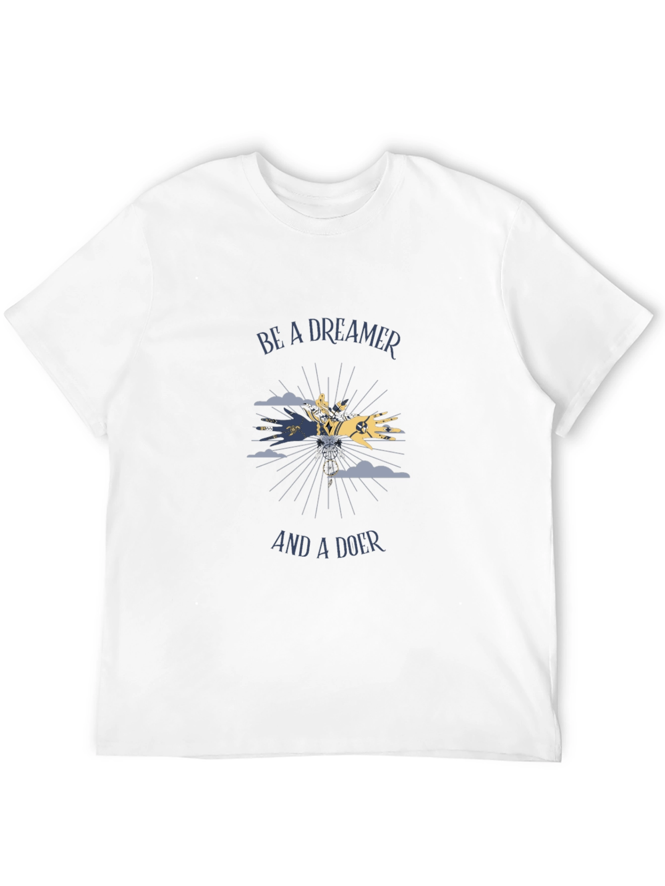 Dreamer & Doer Graphic Tee - Black Casual T-Shirt