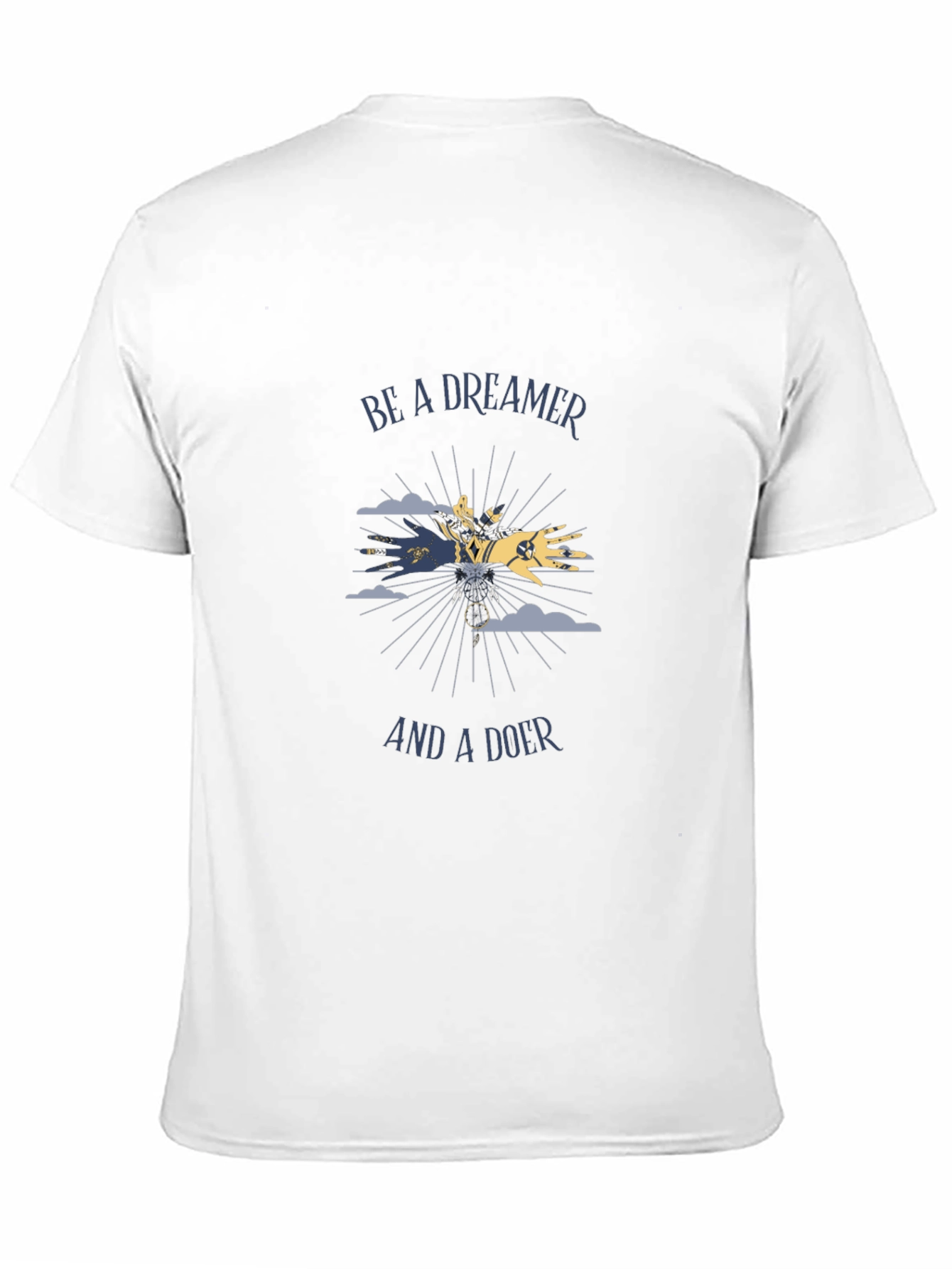 Dreamer & Doer Graphic Tee - Black Casual T-Shirt