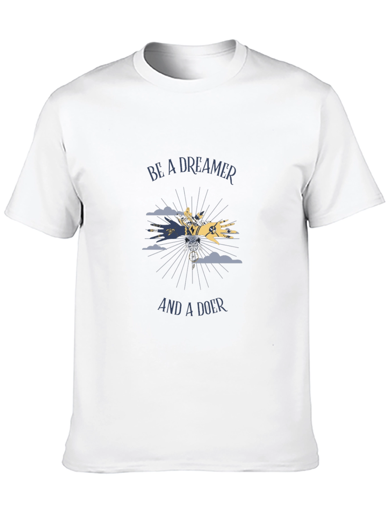 Dreamer & Doer Graphic Tee - Black Casual T-Shirt