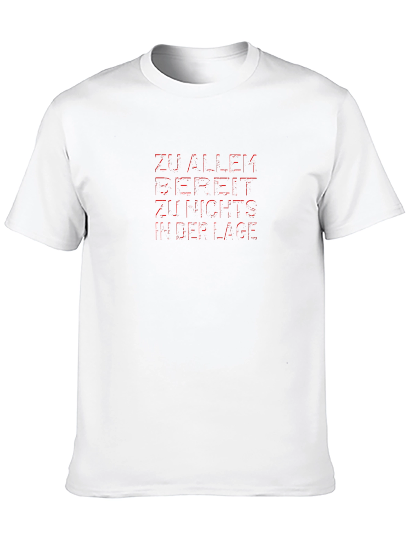 Statement Black T-Shirt - Ready for Anything