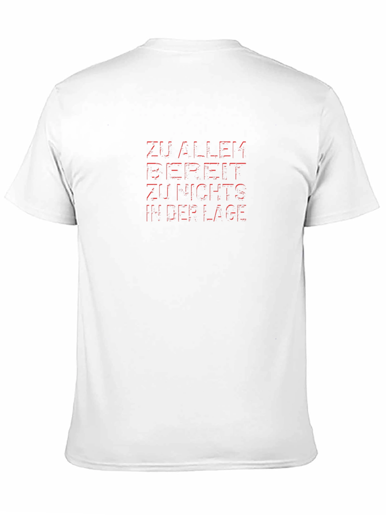 Statement Black T-Shirt - Ready for Anything