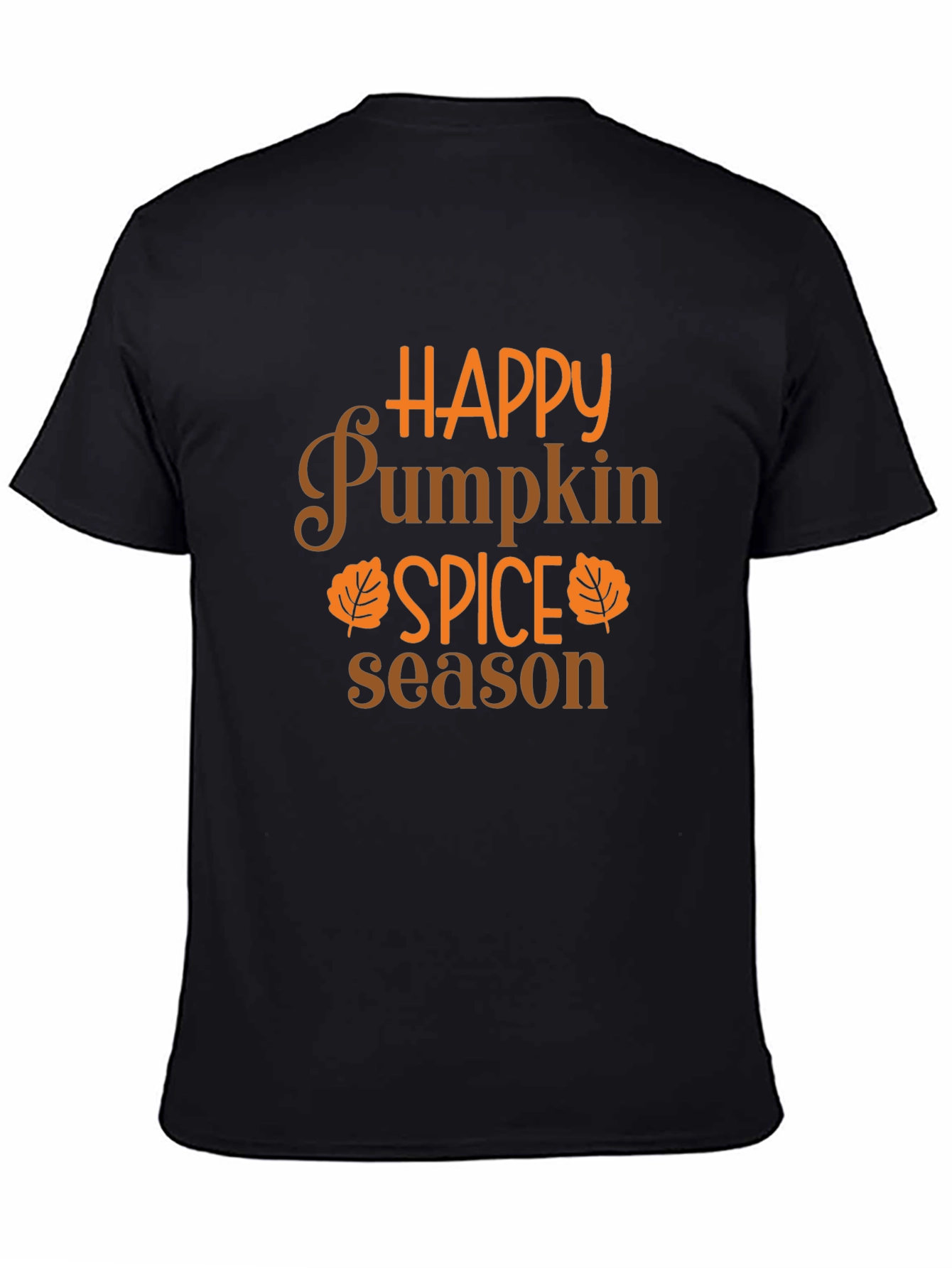 Happy Pumpkin Spice Season Black T-Shirt