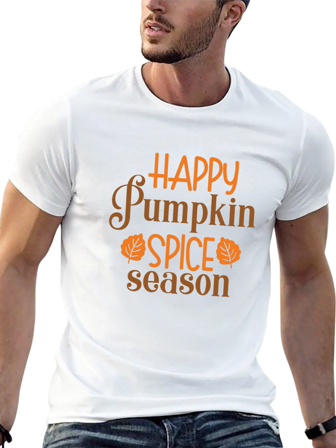 Happy Pumpkin Spice Season Black T-Shirt