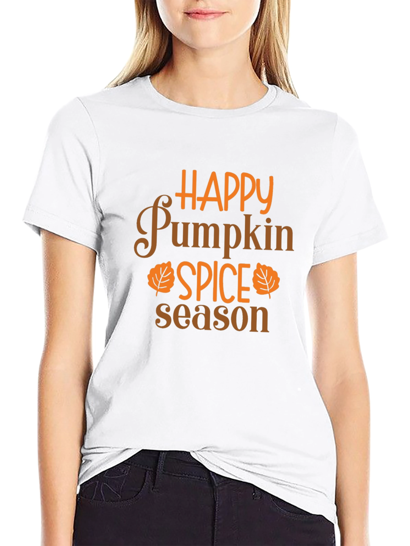Happy Pumpkin Spice Season Black T-Shirt