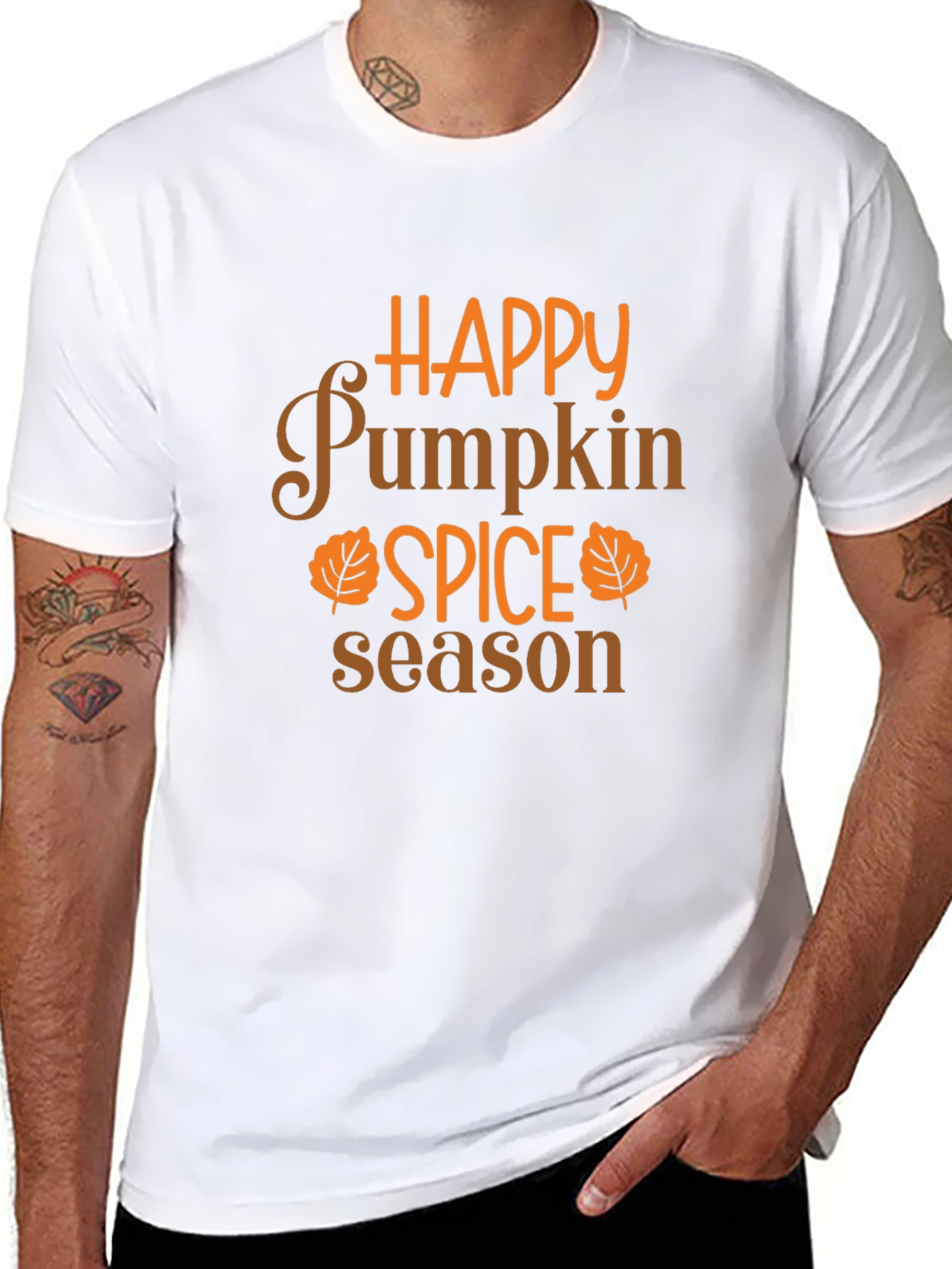 Happy Pumpkin Spice Season Black T-Shirt