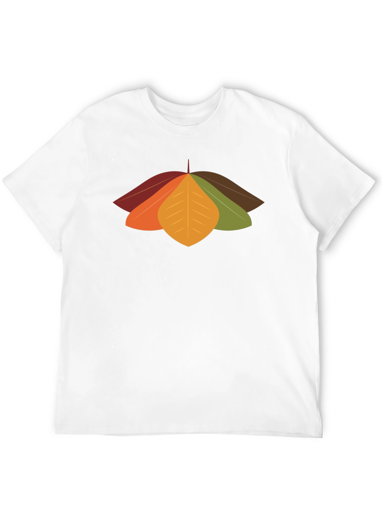 Autumn Leaves Graphic Tee - Stylish Fall Design
