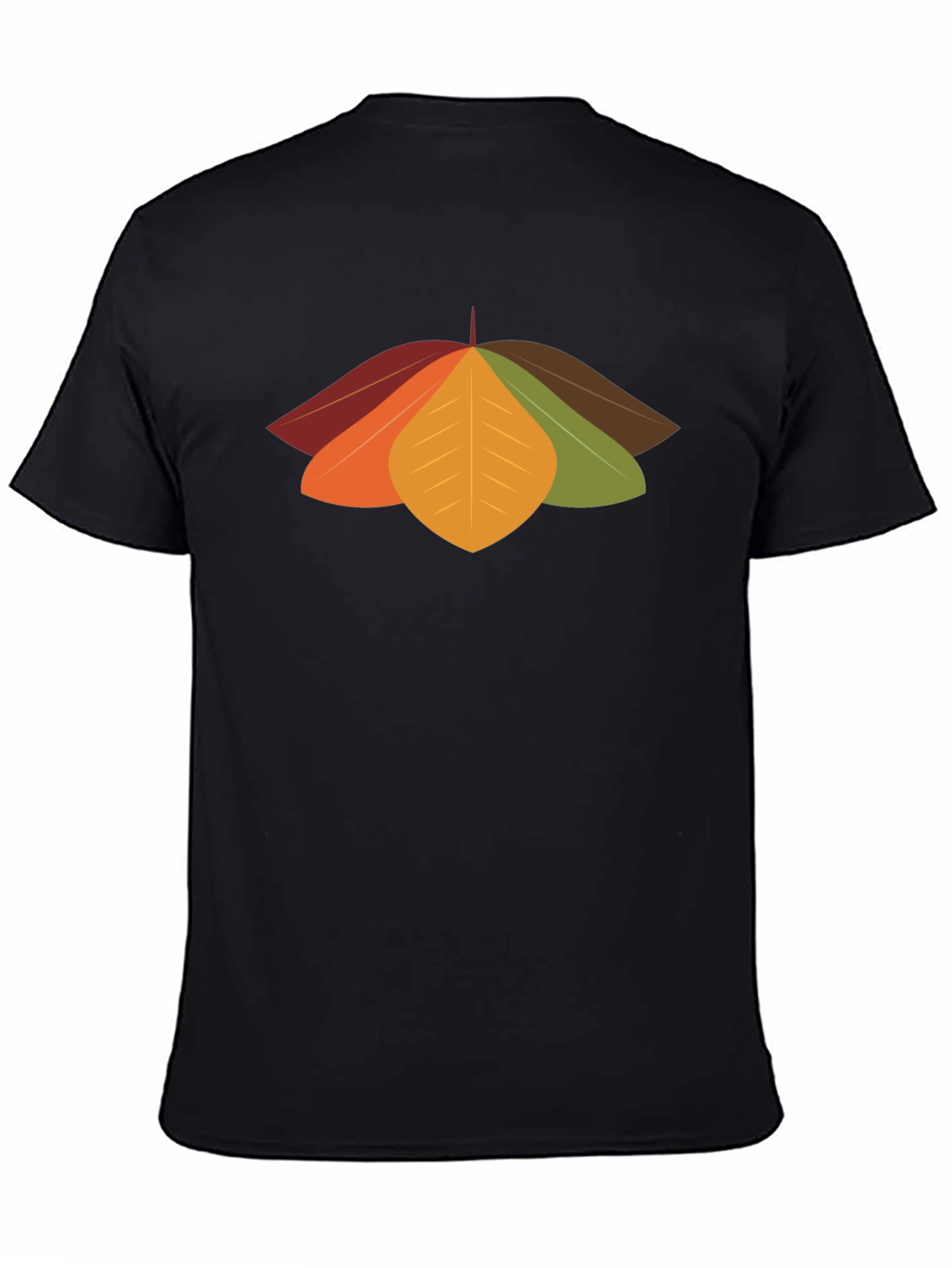 Autumn Leaves Graphic Tee - Stylish Fall Design
