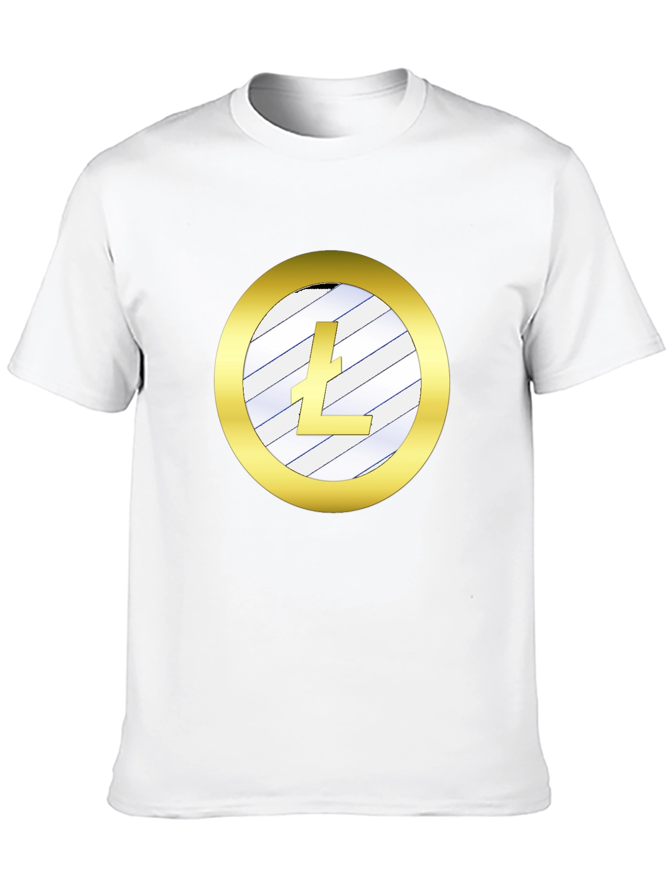 Litecoin Crypto Tee - Sleek Black Shirt