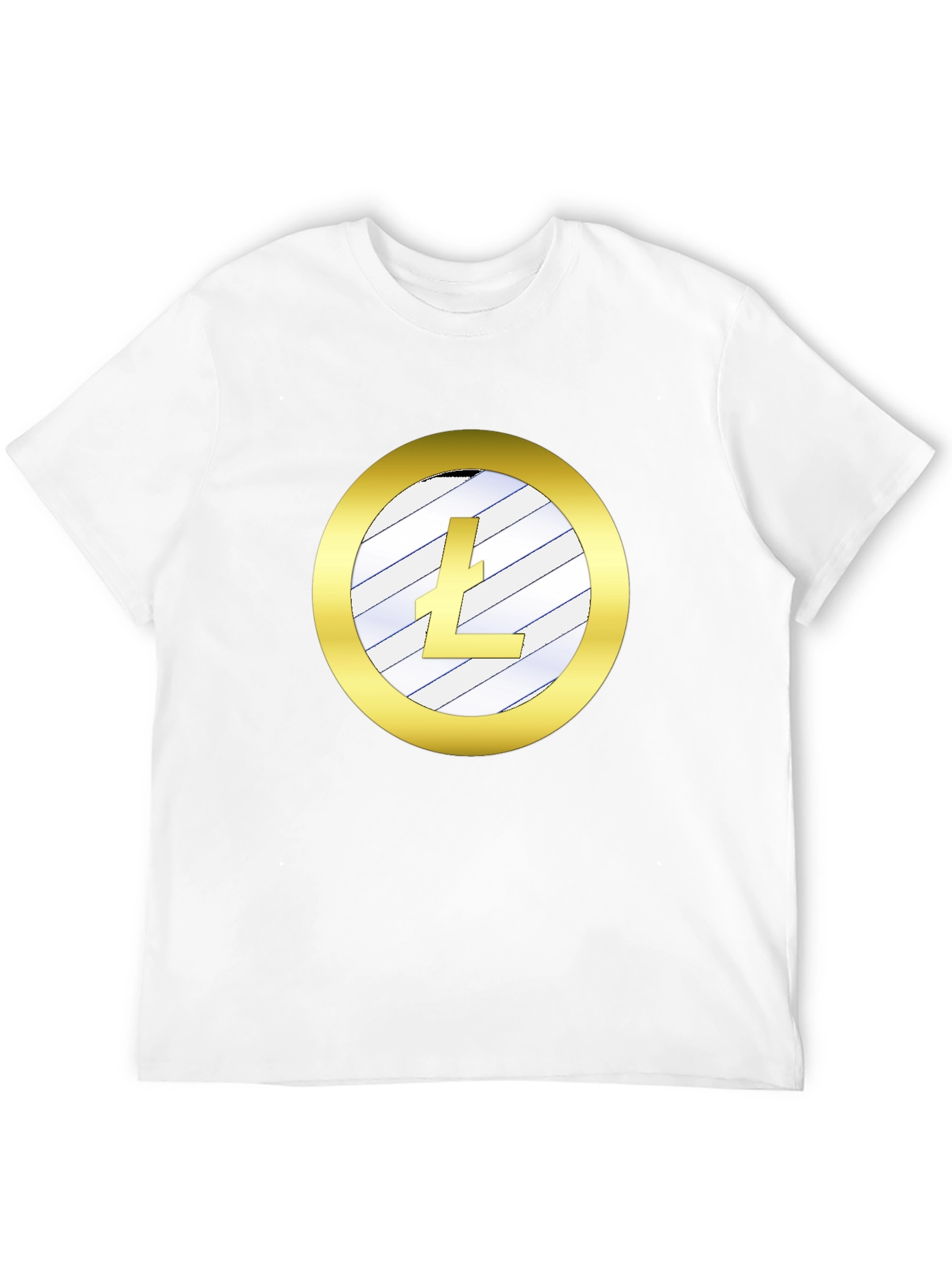Litecoin Crypto Tee - Sleek Black Shirt