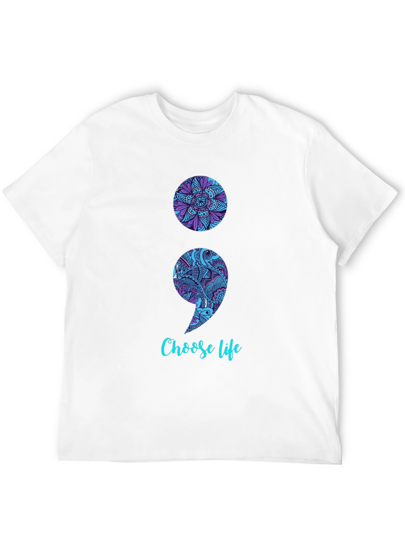 Semicolon Choose Life Graphic Tee