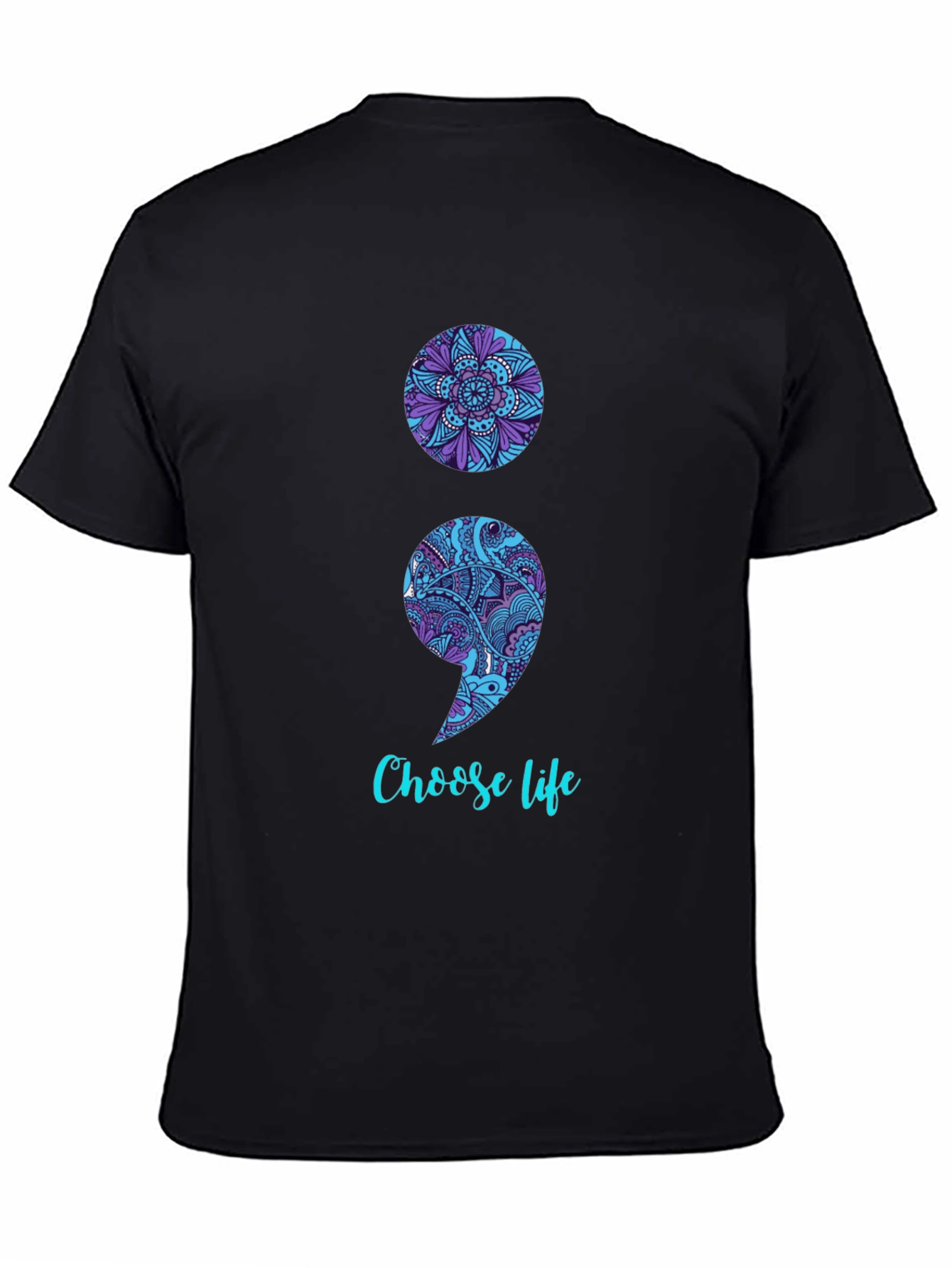 Semicolon Choose Life Graphic Tee