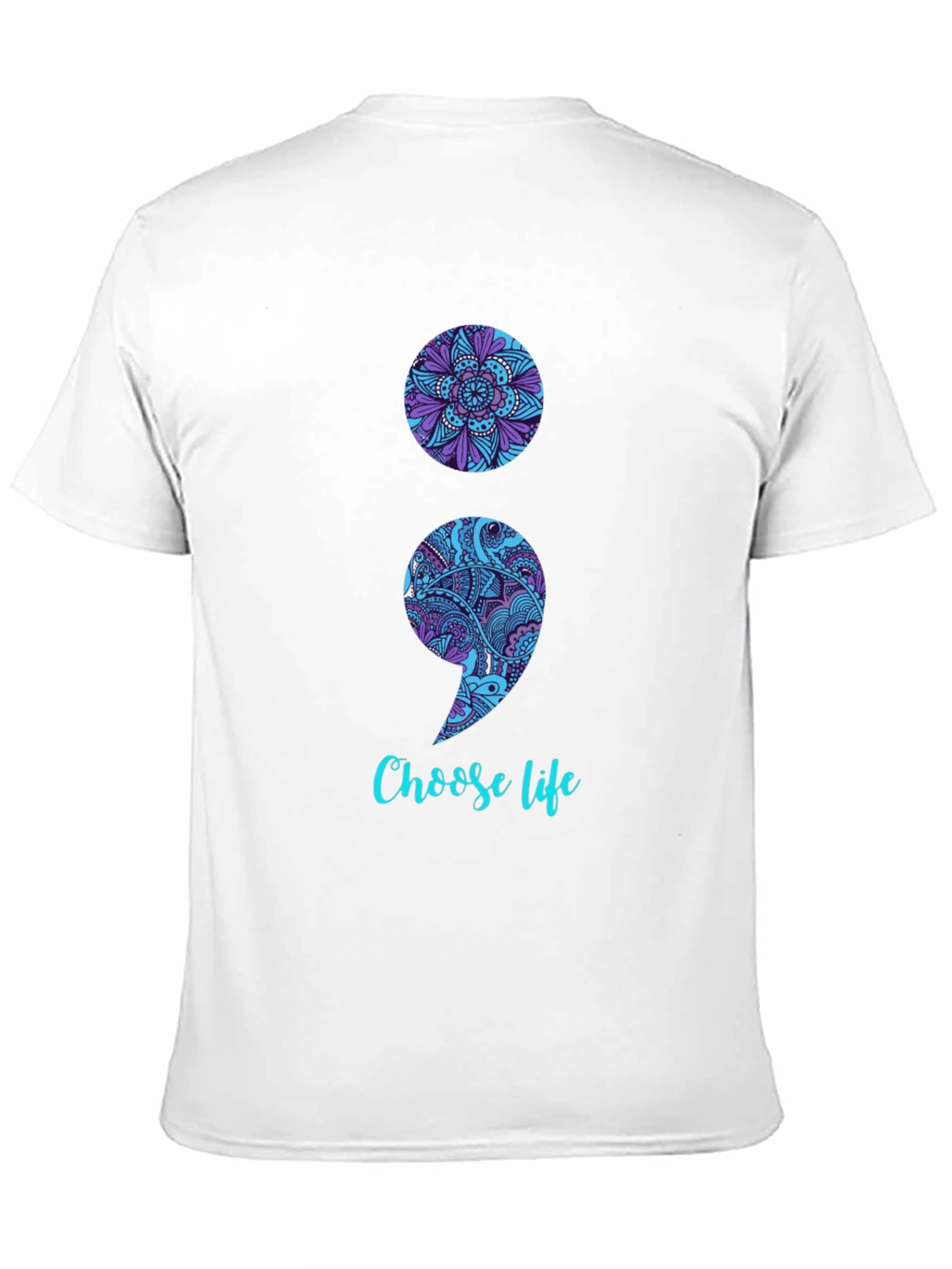 Semicolon Choose Life Graphic Tee