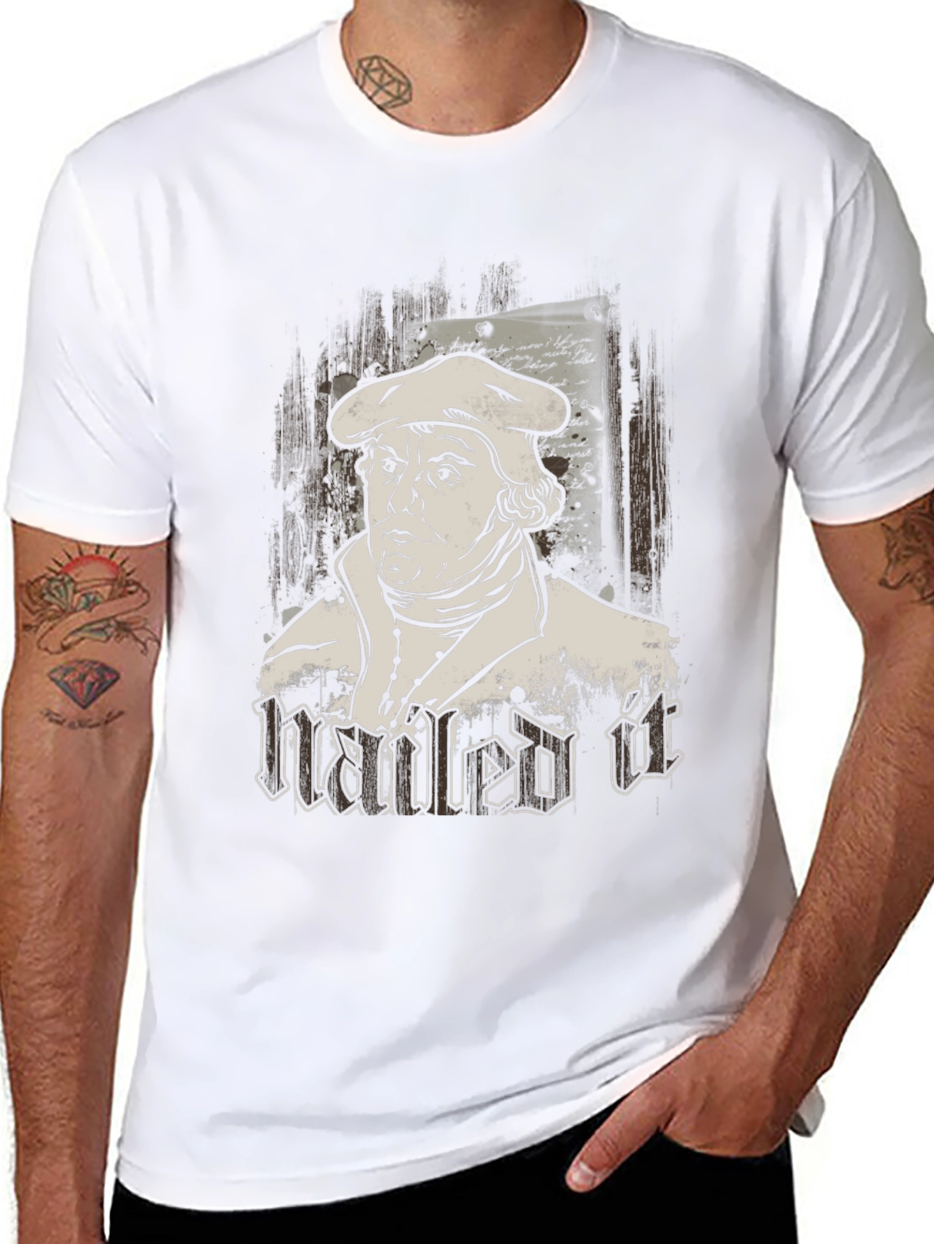 Nailed It T-Shirt - Martin Luther Graphic Tee