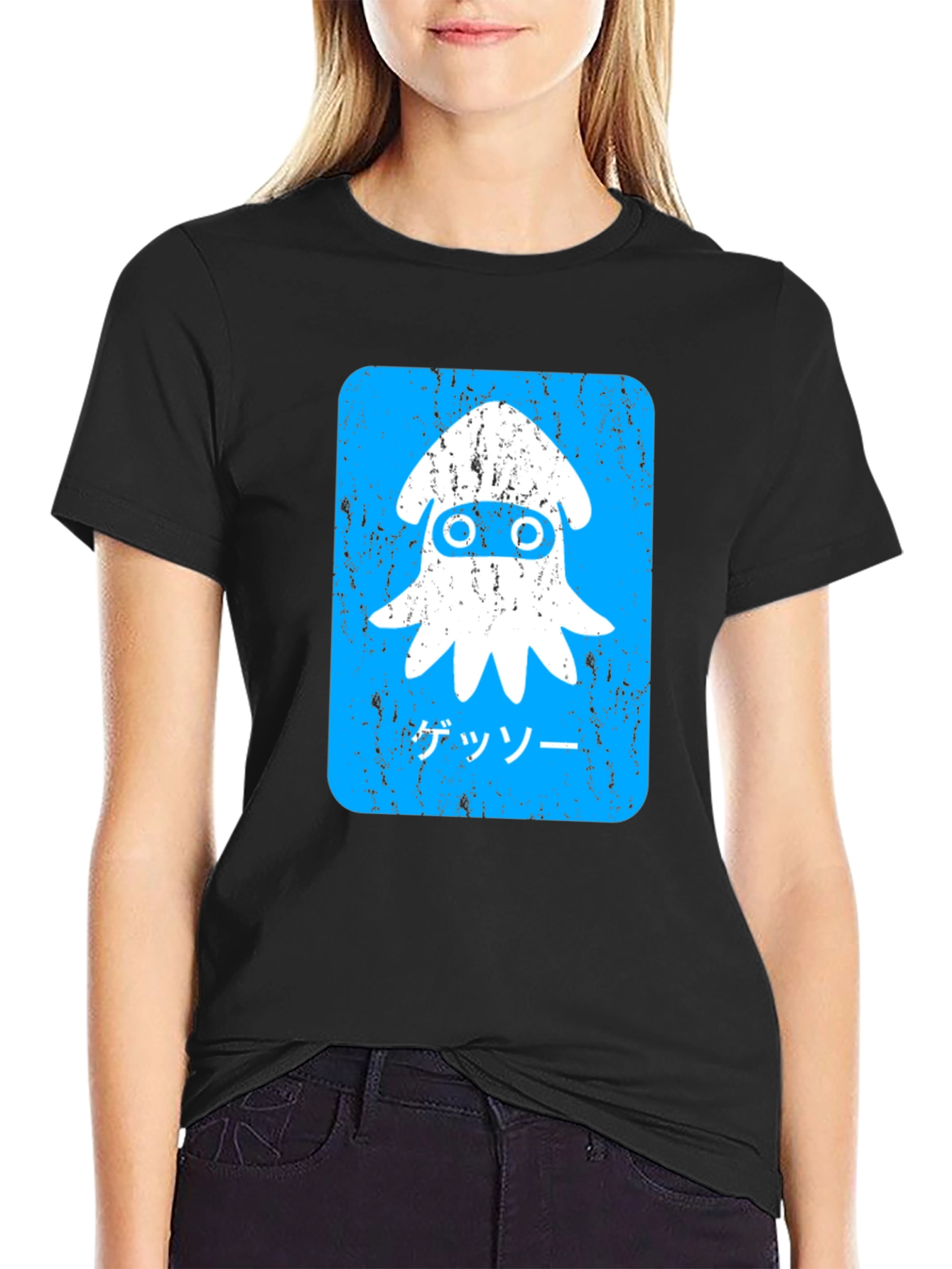Splatoon Squid T-Shirt - Retro Style