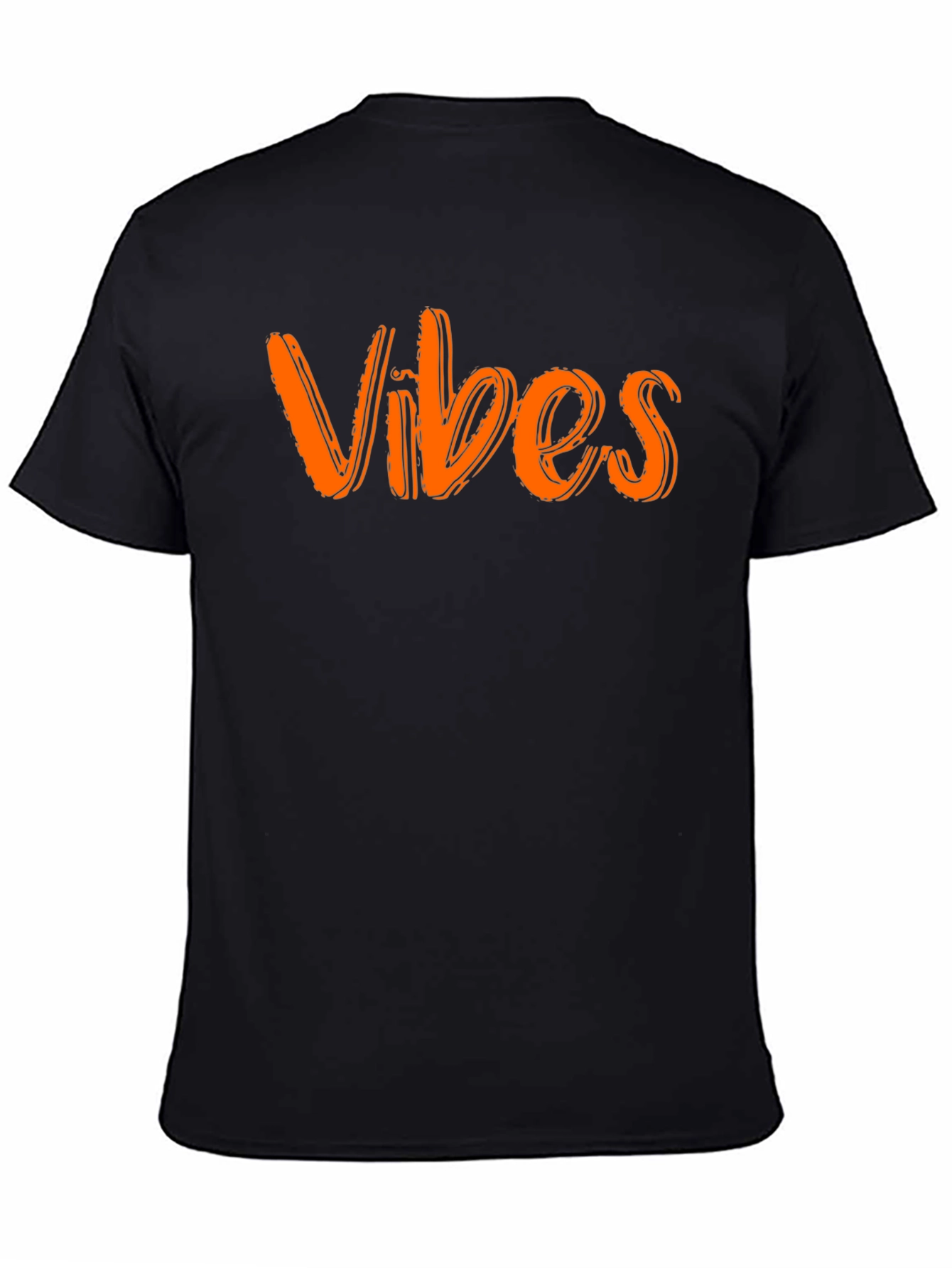 Vibes Graphic T-Shirt - Cool & Casual Black Tee
