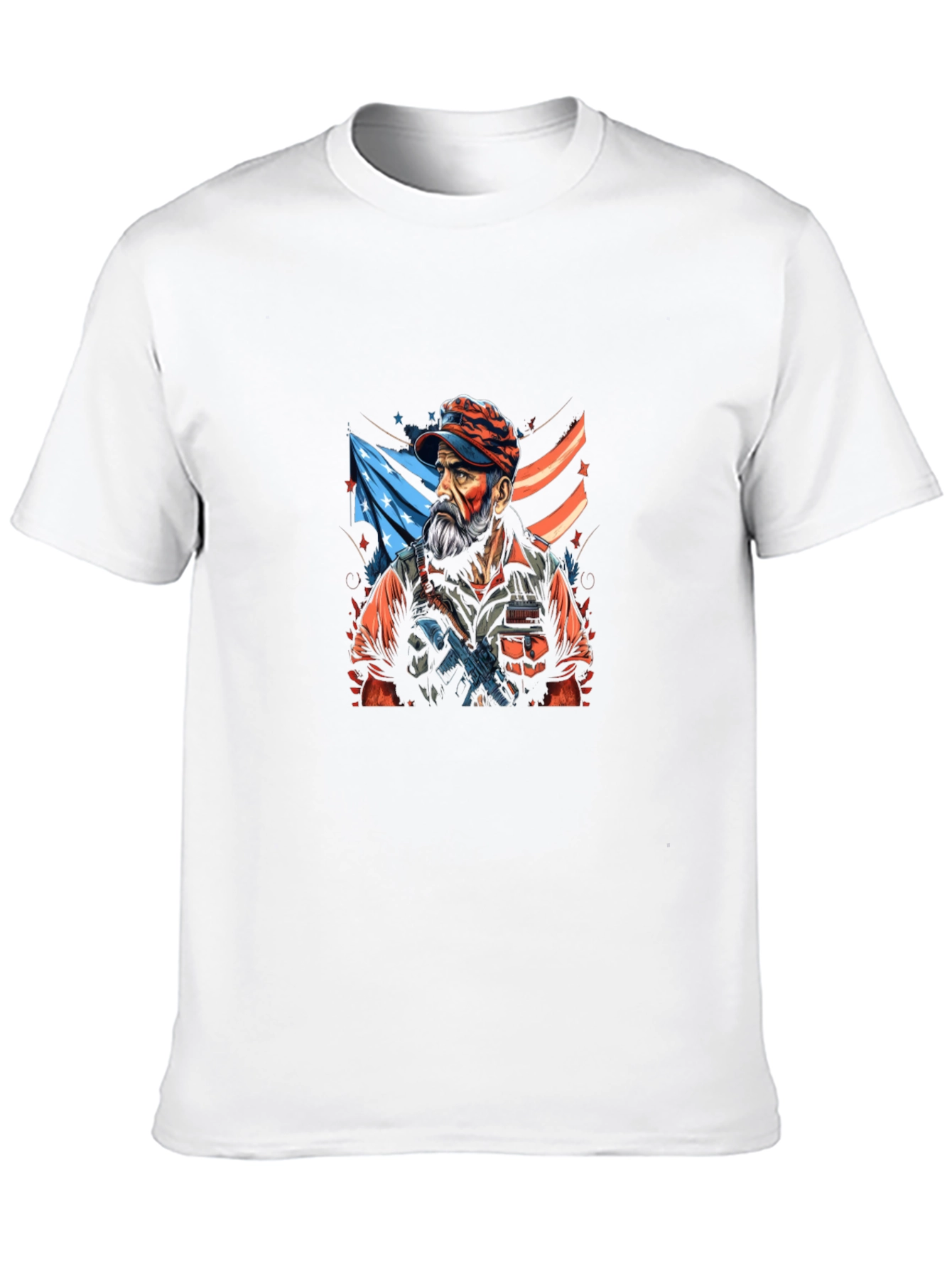 Patriotic Warrior Graphic Tee