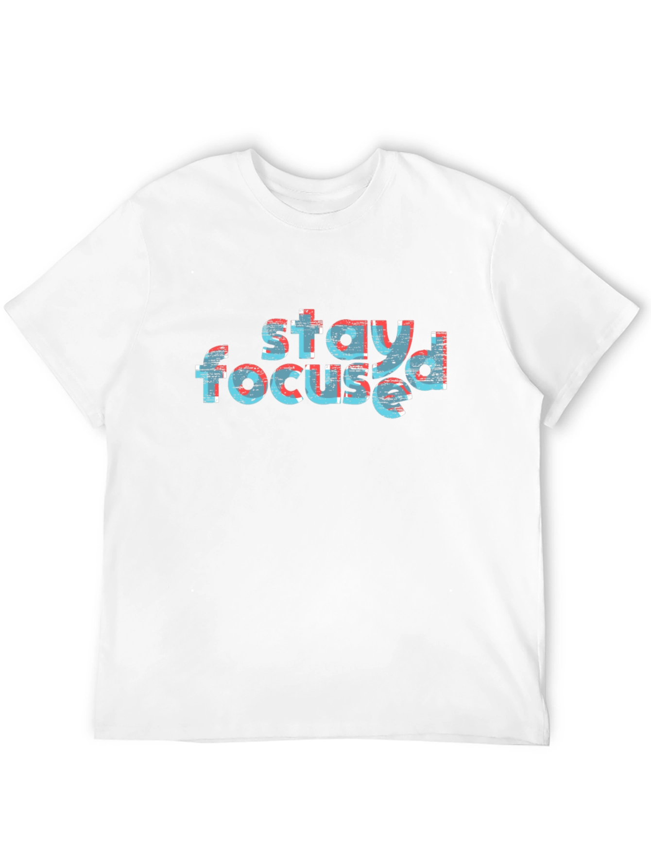 Stay Focused Graphic Tee - Stylish Black T-Shirt