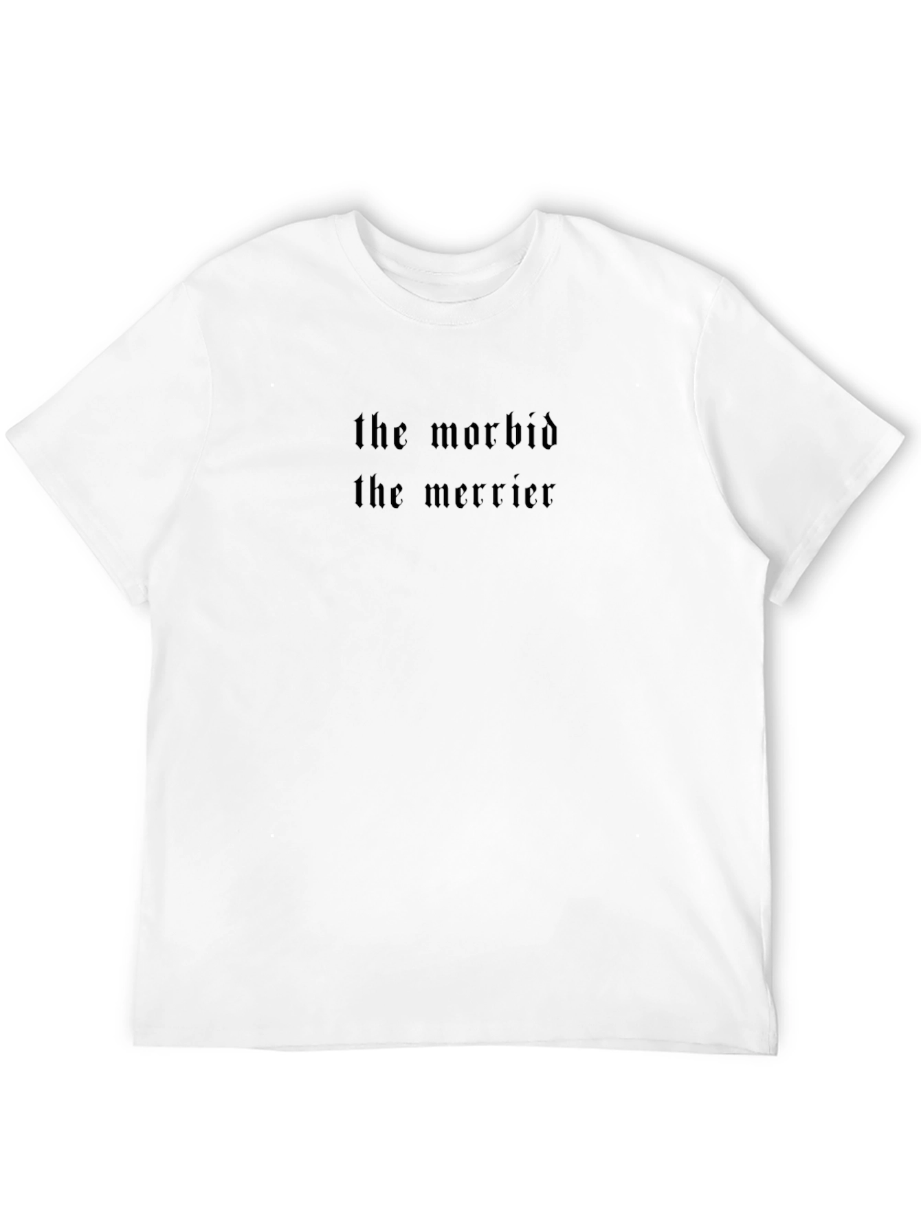 The Morbid the Merrier Black Tee