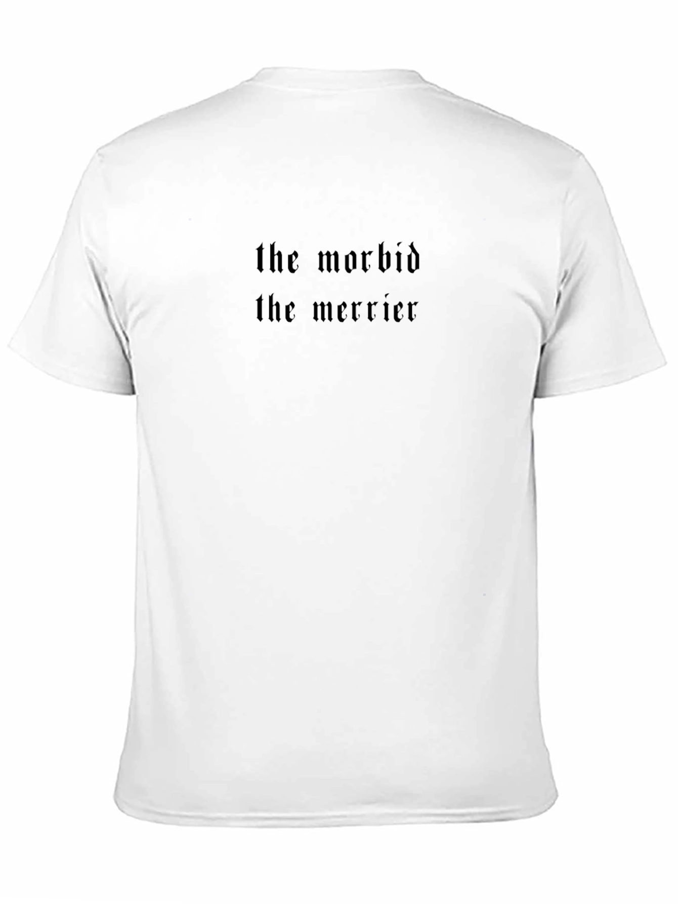 The Morbid the Merrier Black Tee