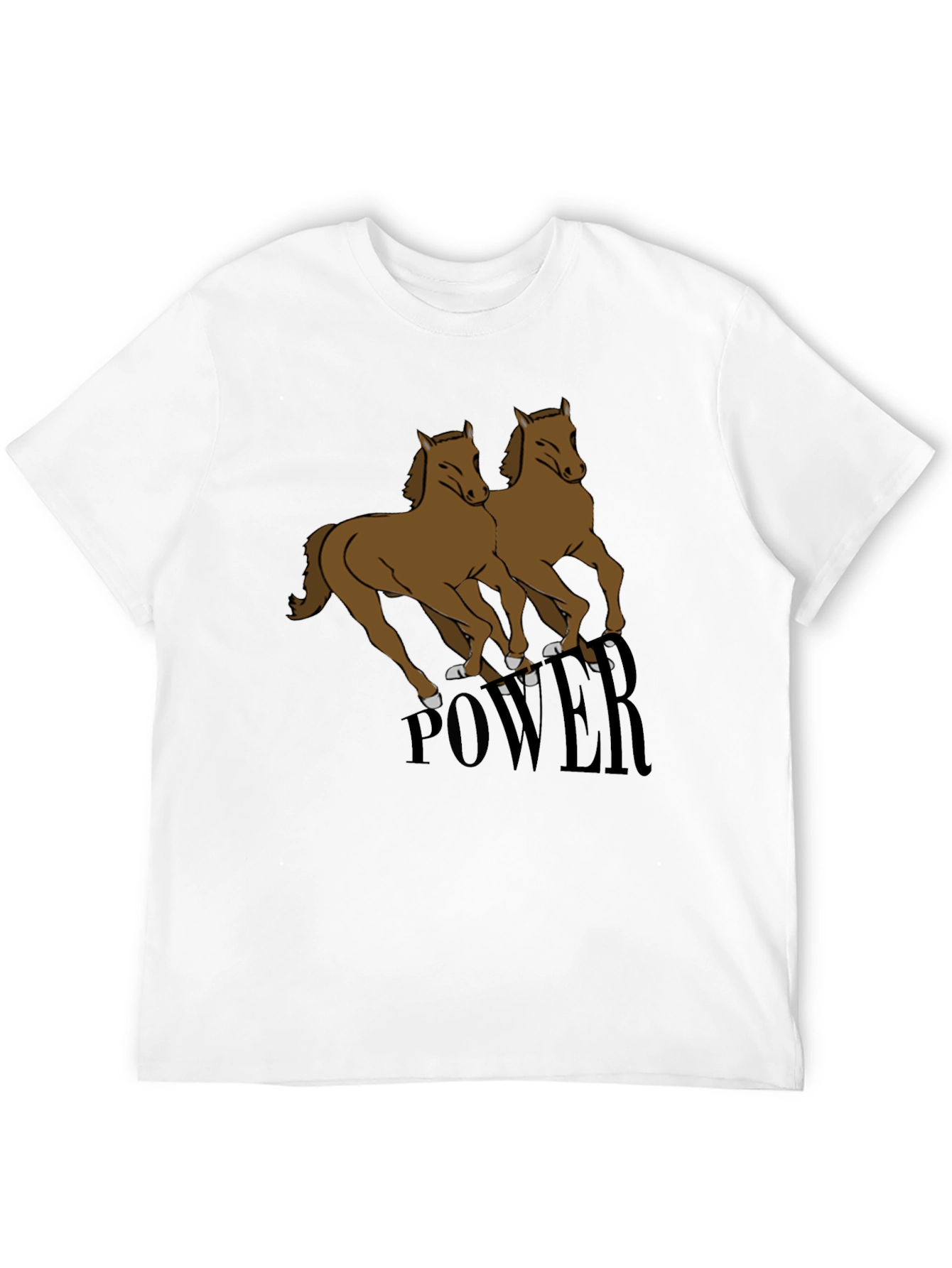 Black Power Horse T-Shirt