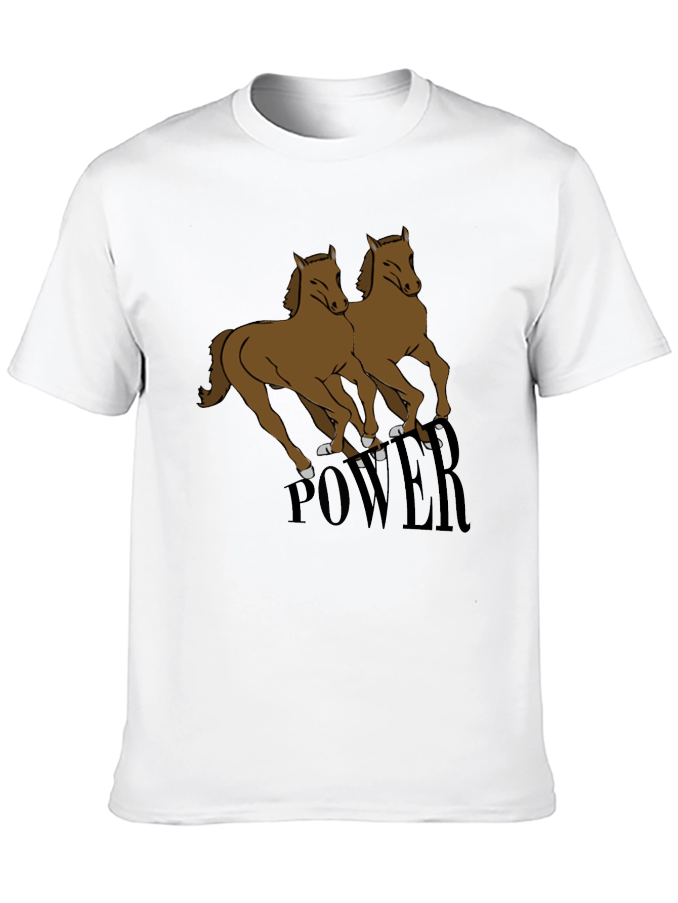 Black Power Horse T-Shirt