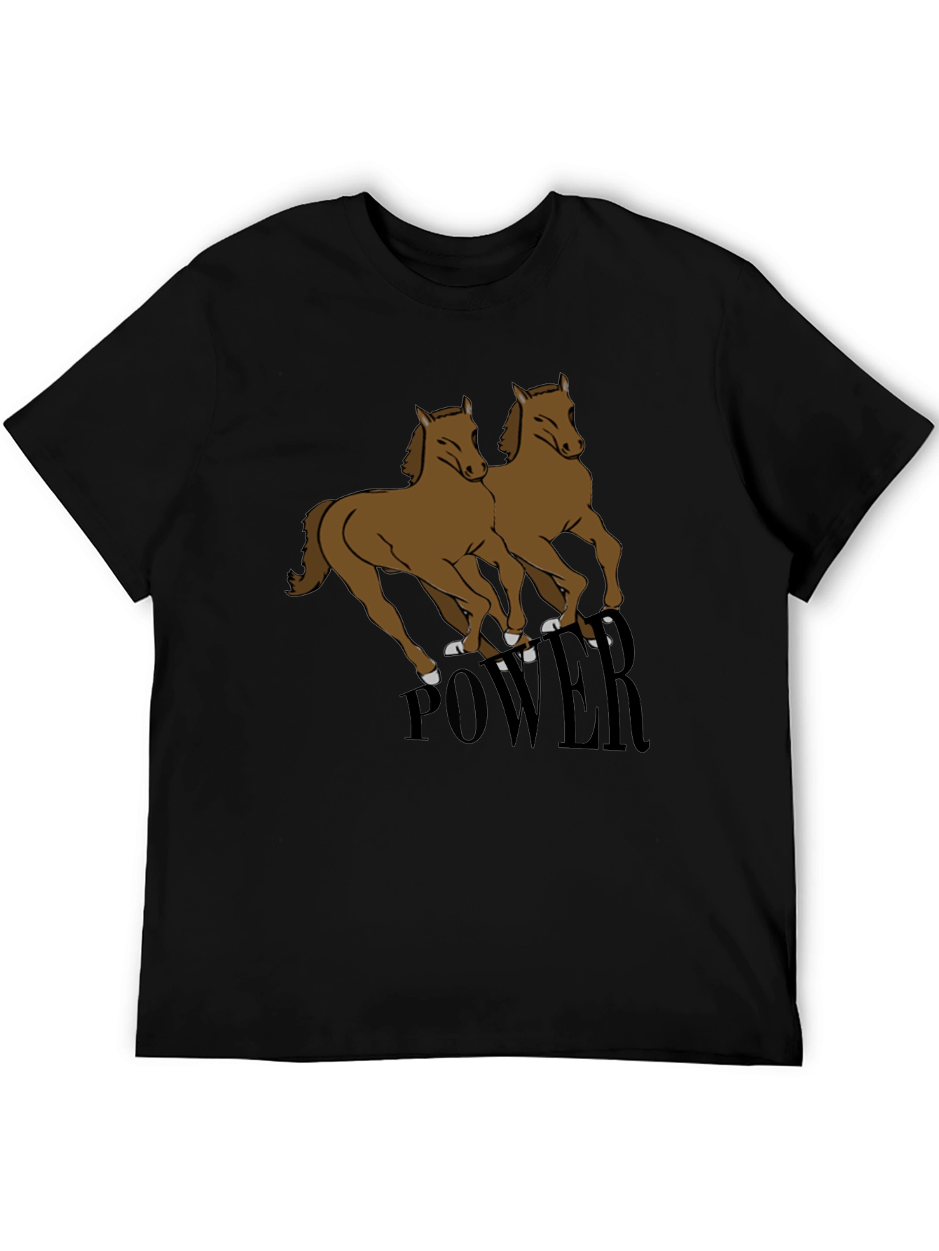 Black Power Horse T-Shirt
