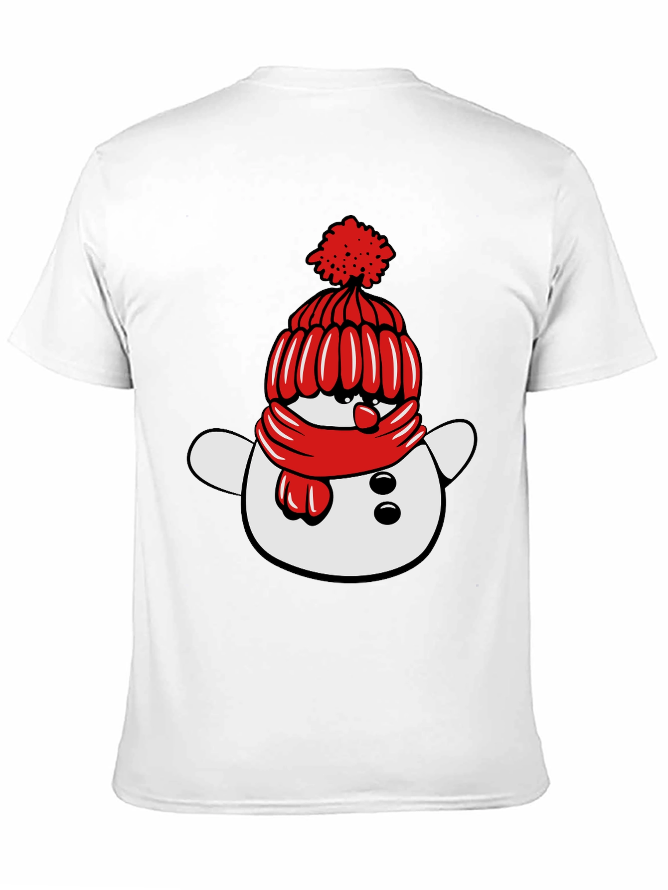 Festive Snowman Graphic Tee - Holiday Cheer