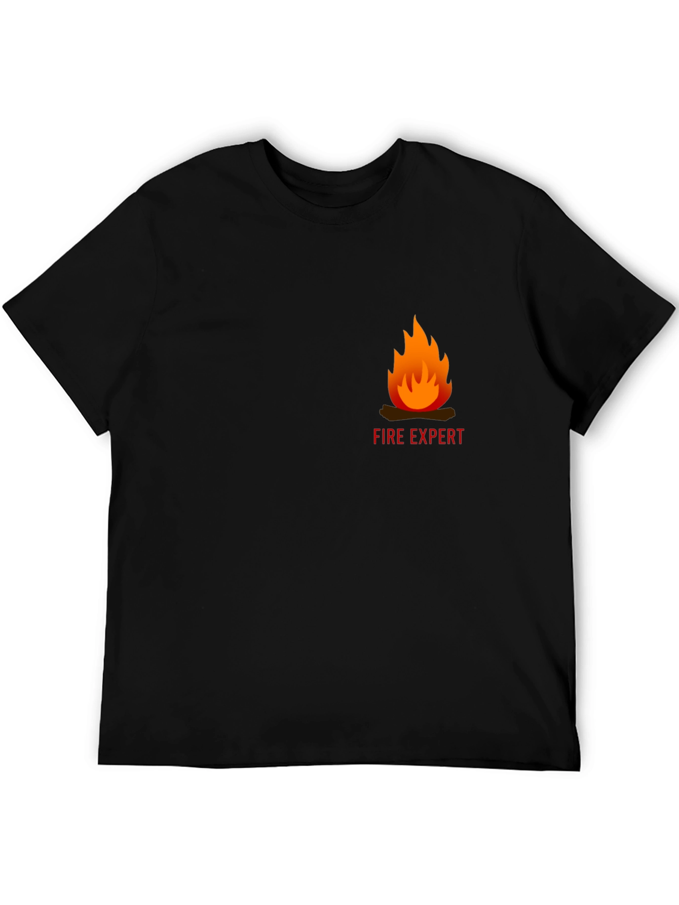 Fire Expert Black T-Shirt
